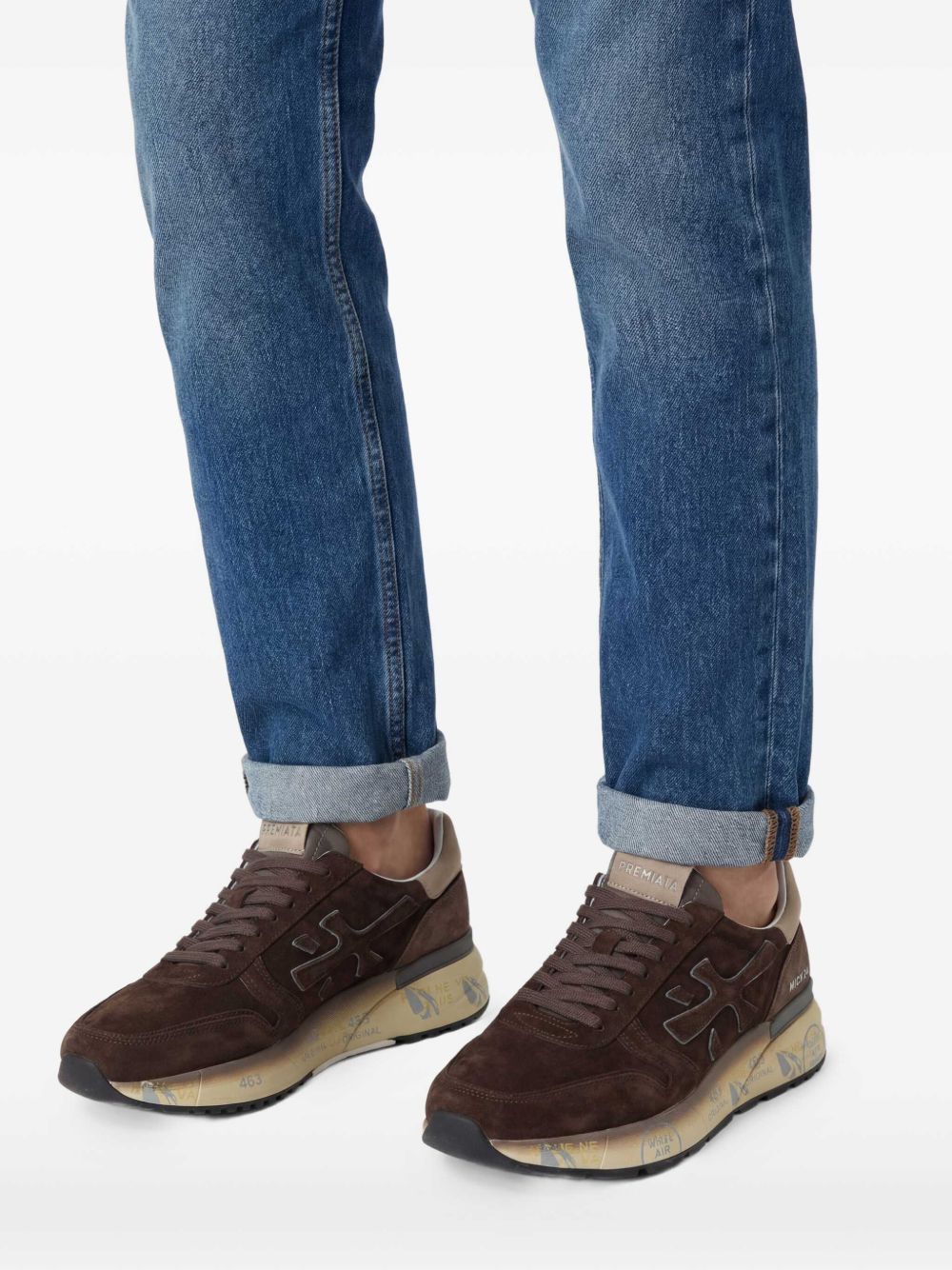 PREMIATA Sneakers marroni in suede
