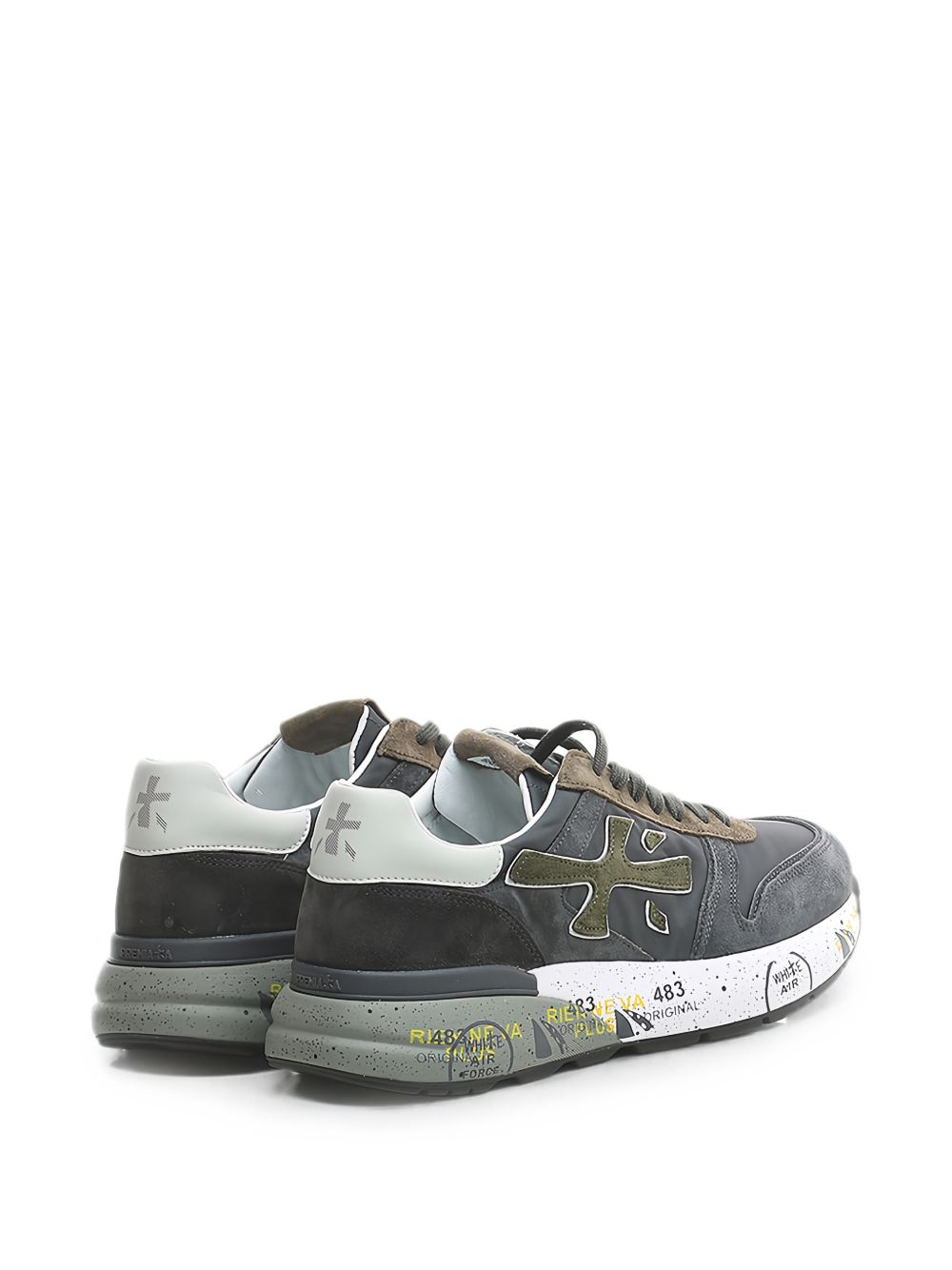 PREMIATA Sneakers grigio cenere in suede
