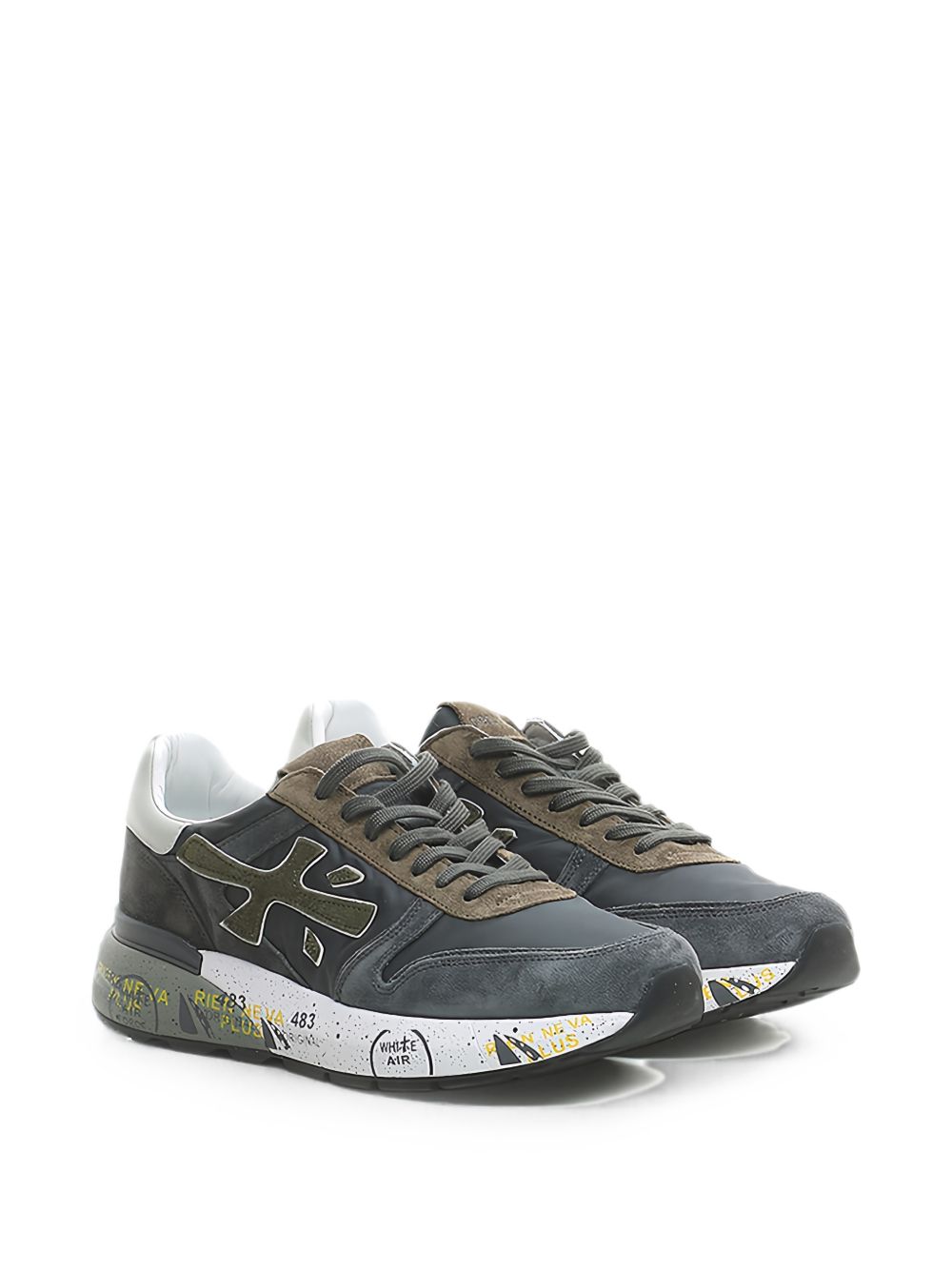 PREMIATA Sneakers grigio cenere in suede