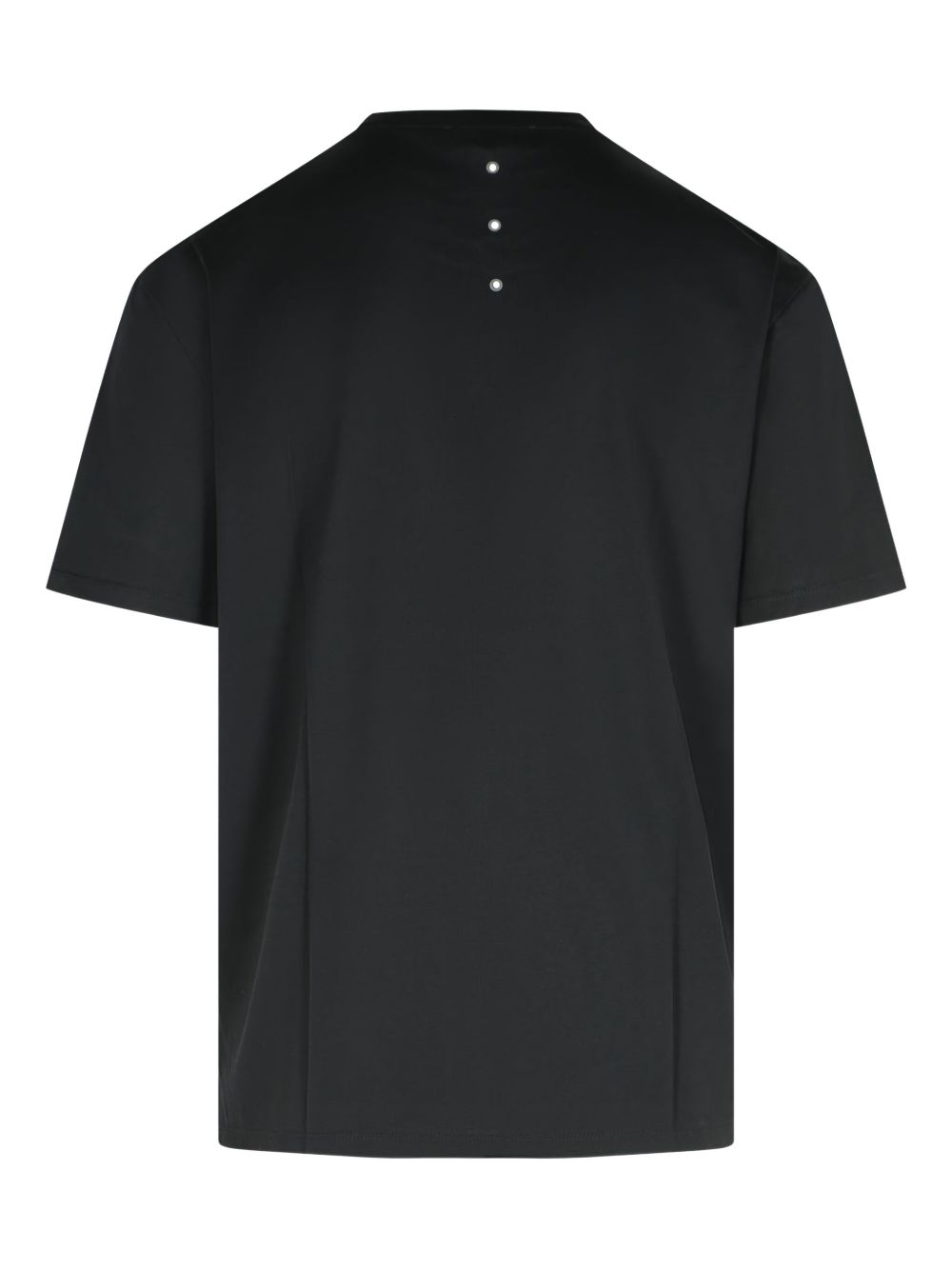 PREMIATA T-shirt nera a maniche corte in cotone con logo
