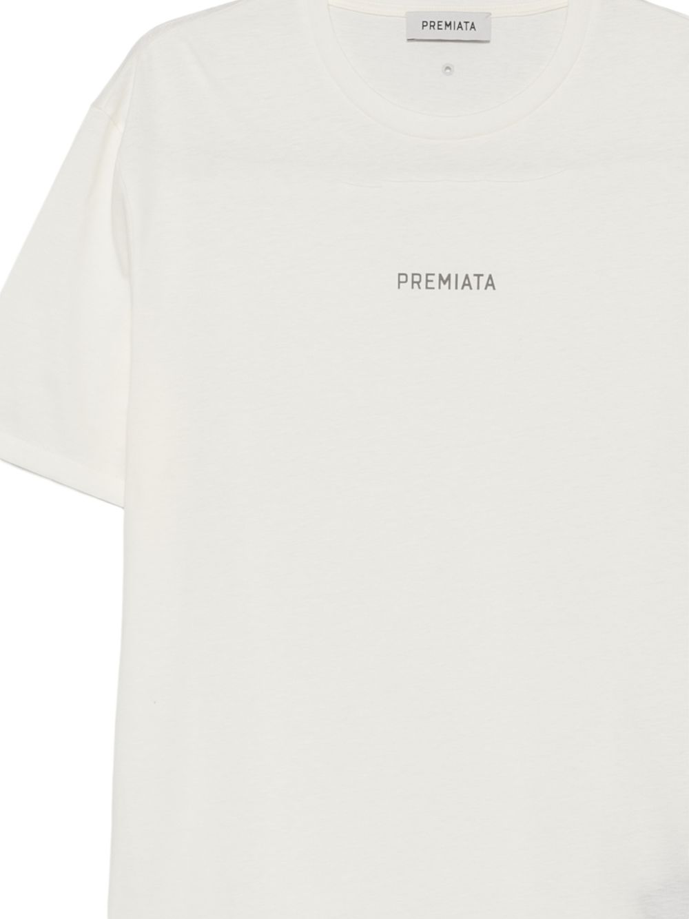 PREMIATA T-shirt Cloud bianca a maniche corte in cotone