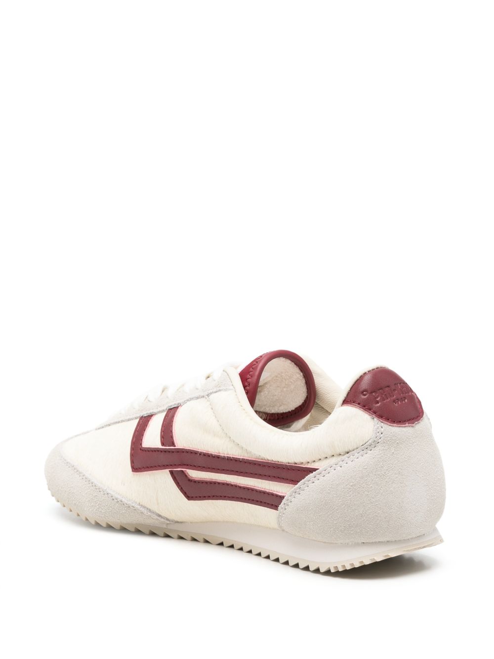 PROKEDS 1949 Sneakers Racer 77 in Suede Grigio e Cavallino Avorio