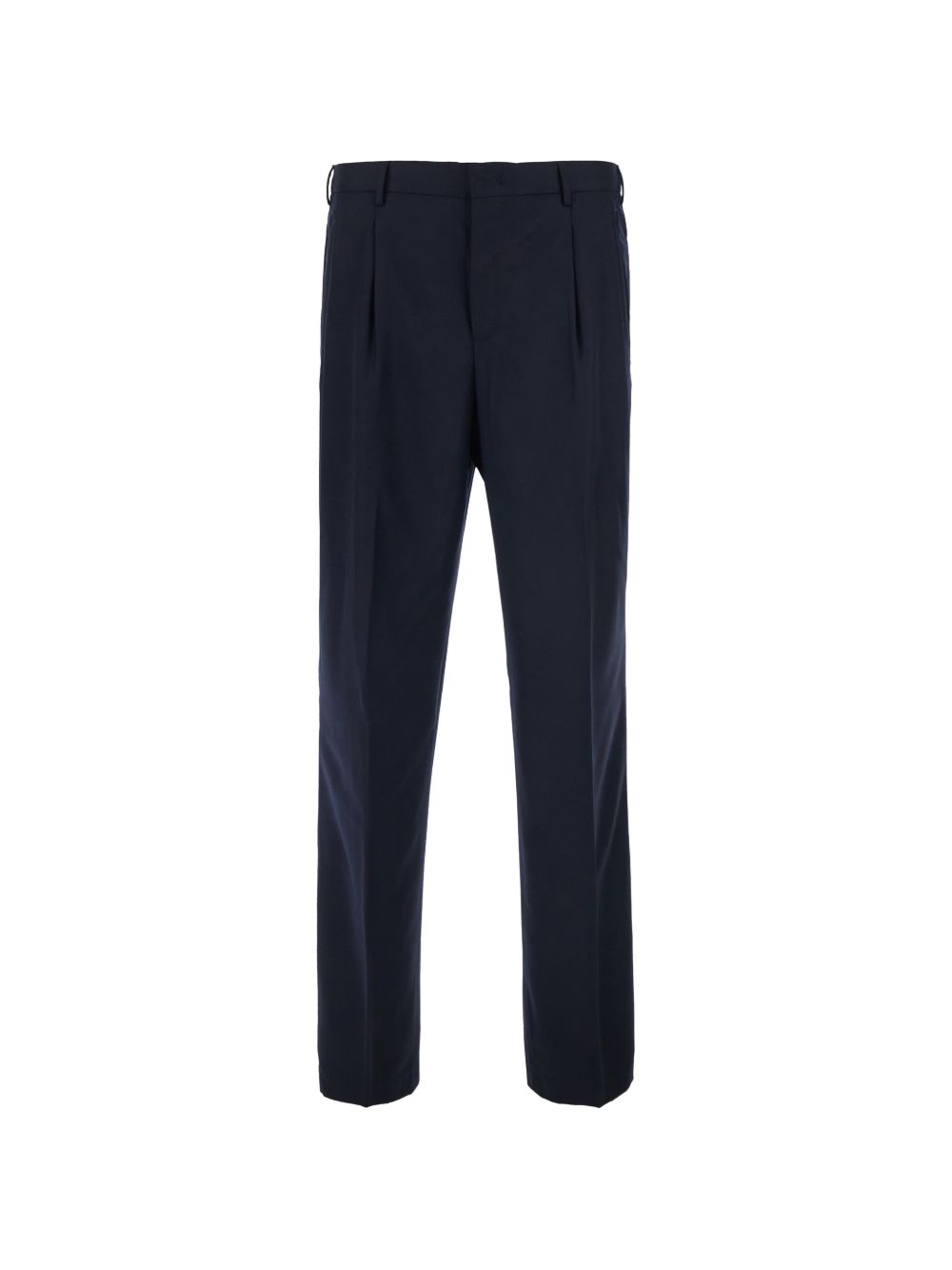 PT TORINO Pantaloni blu in lana elasticizzata