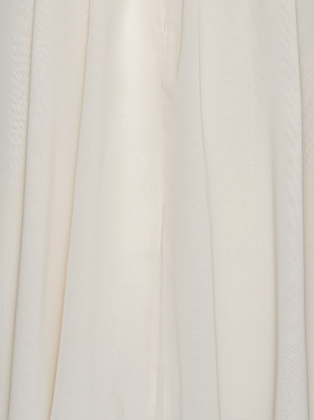 ROTATE Top panna con scollo halter e dettaglio cut-out