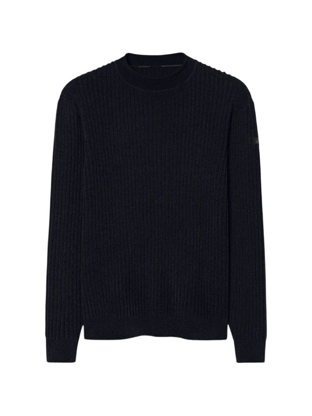 RRD ROBERTO RICCI DESIGNS Maglia girocollo nera a costine