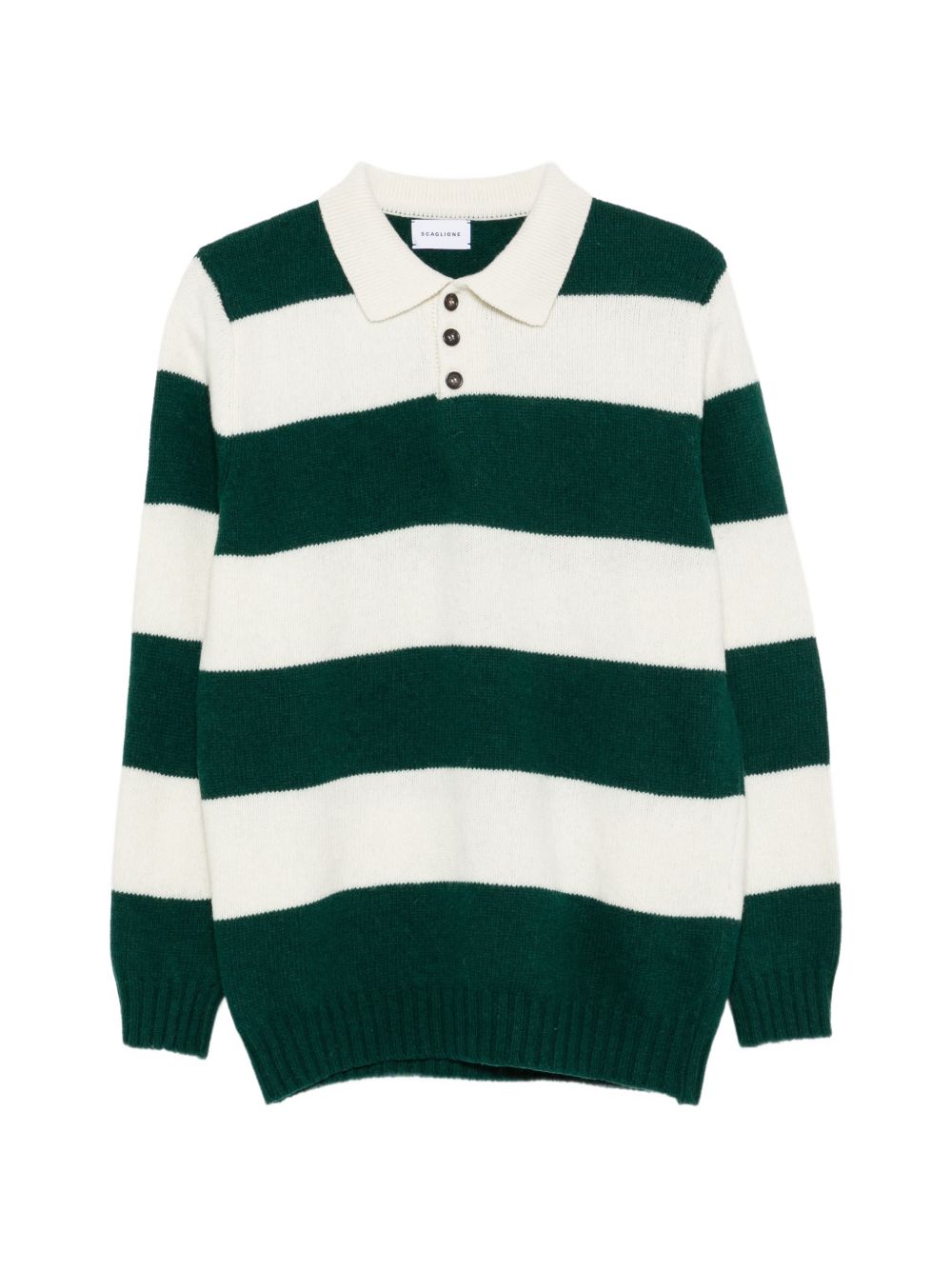 SCAGLIONE Polo in lana a righe