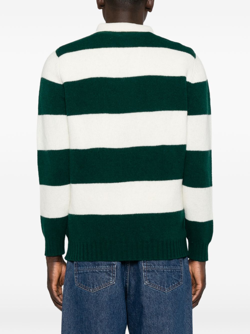 SCAGLIONE Polo in lana a righe