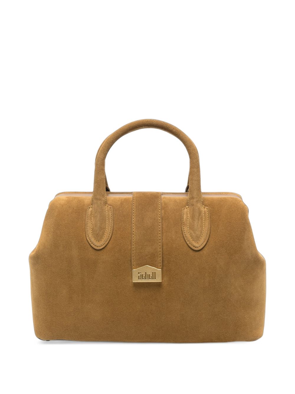 SCHELL Borsa a mano media in pelle scamosciata