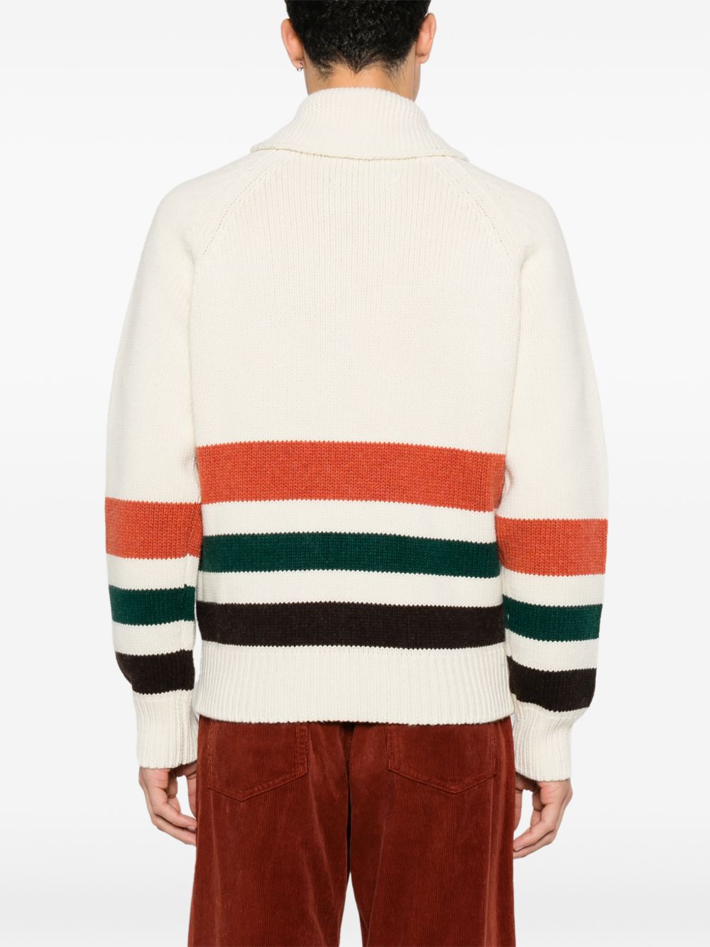 SEBAGO Cardigan in Misto Lana Multicolore