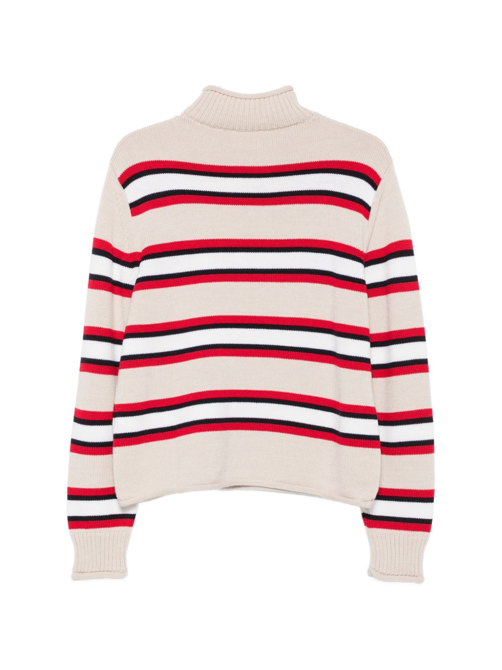 SEMICOUTURE Maglia Abby collo alto in lana multicolor