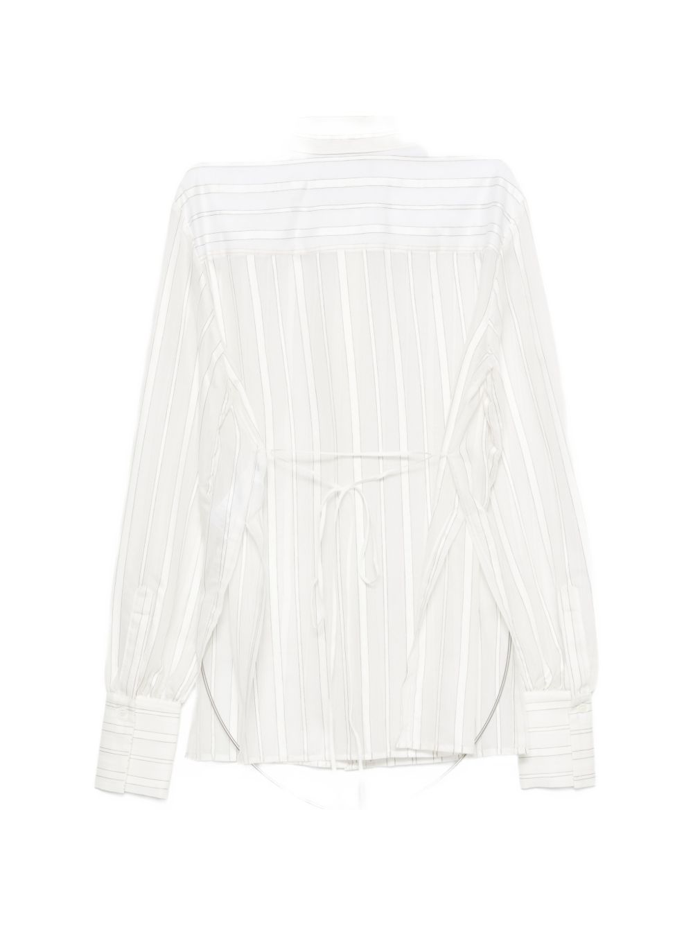 SEMICOUTURE Camicia bianca con maniche a sbuffo