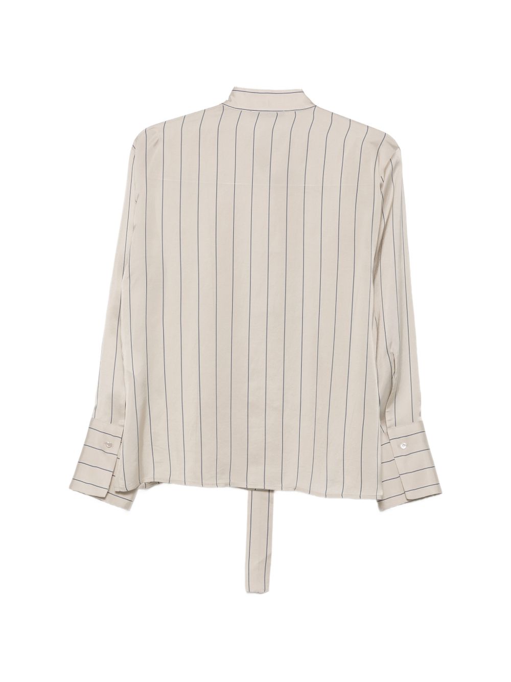 SEVENTY Blusa elegante a righe con collo lavallière