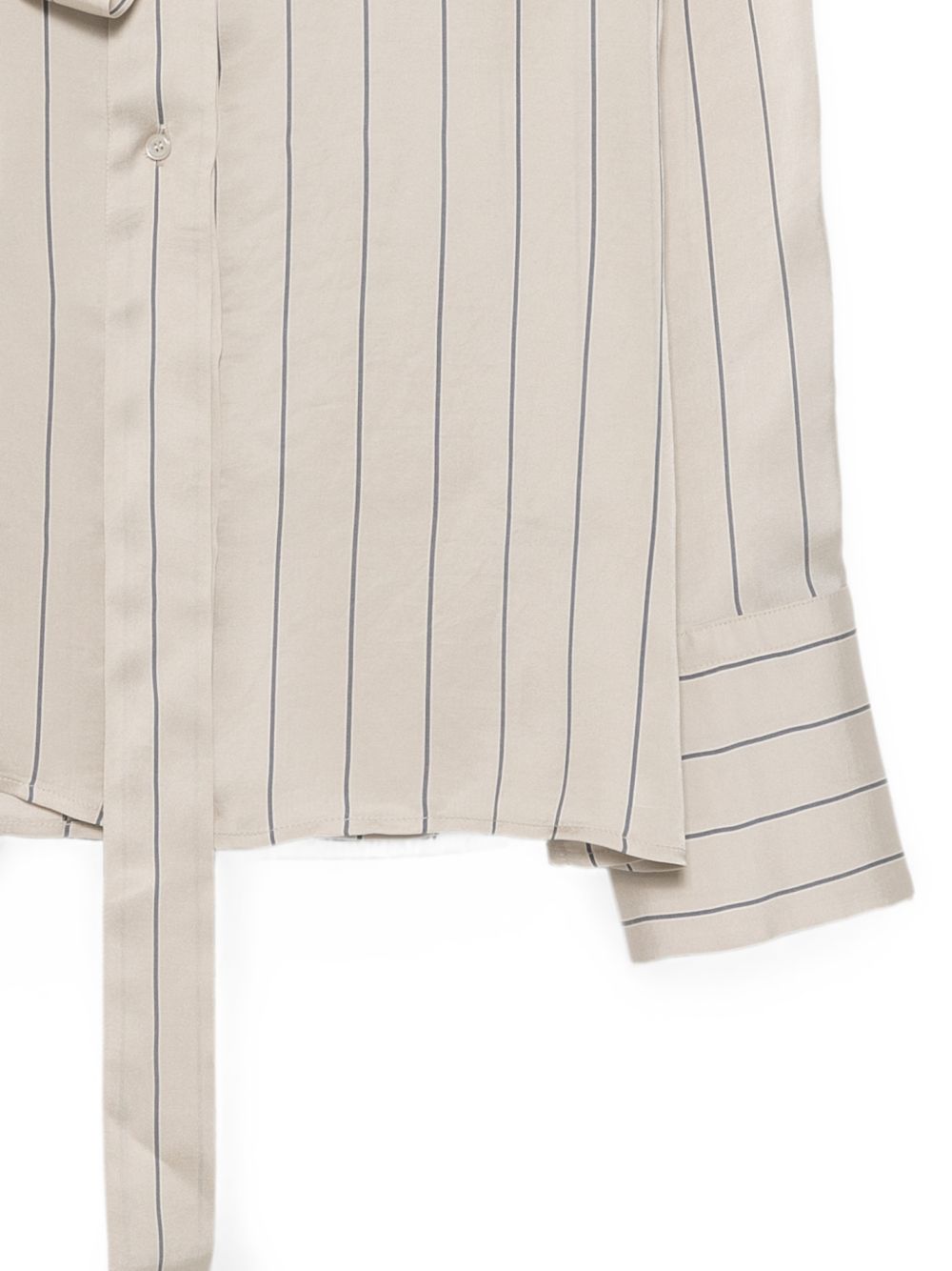 SEVENTY Blusa elegante a righe con collo lavallière