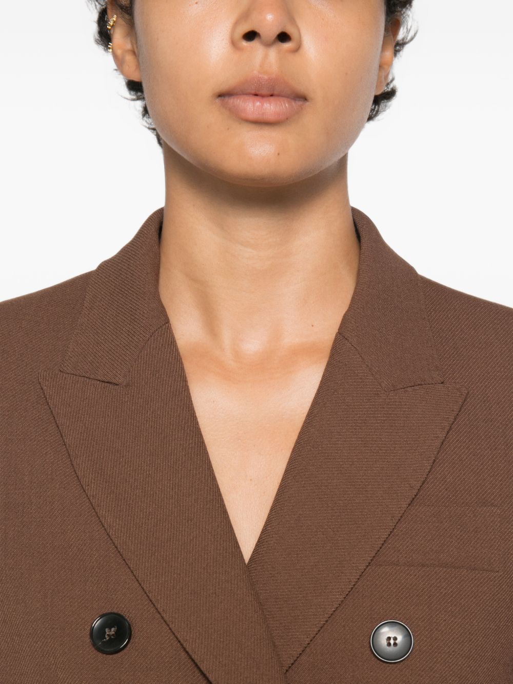 SEVENTY Giacca blazer doppiopetto marrone
