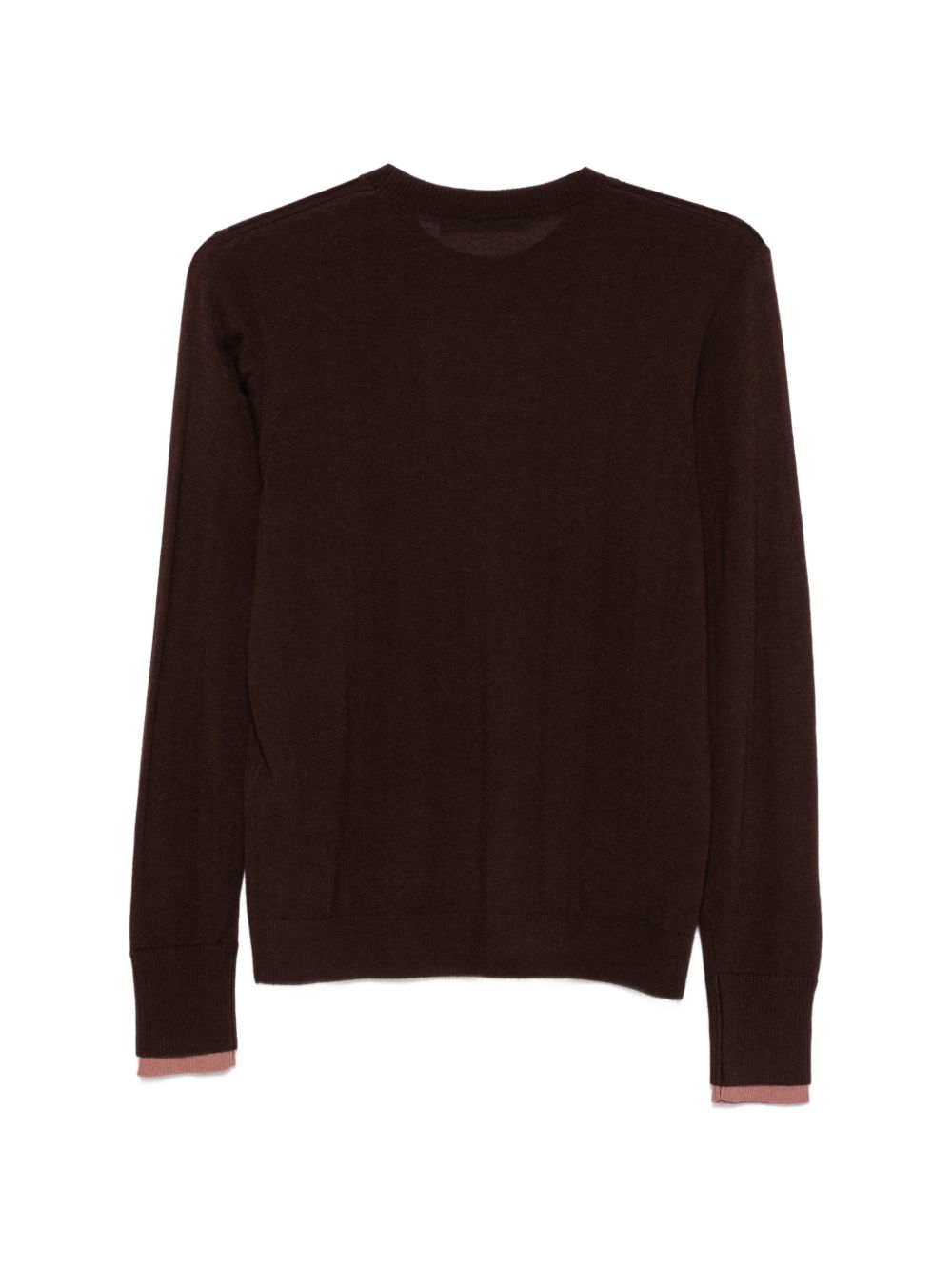 SEVENTY Maglia girocollo in cashmere marrone