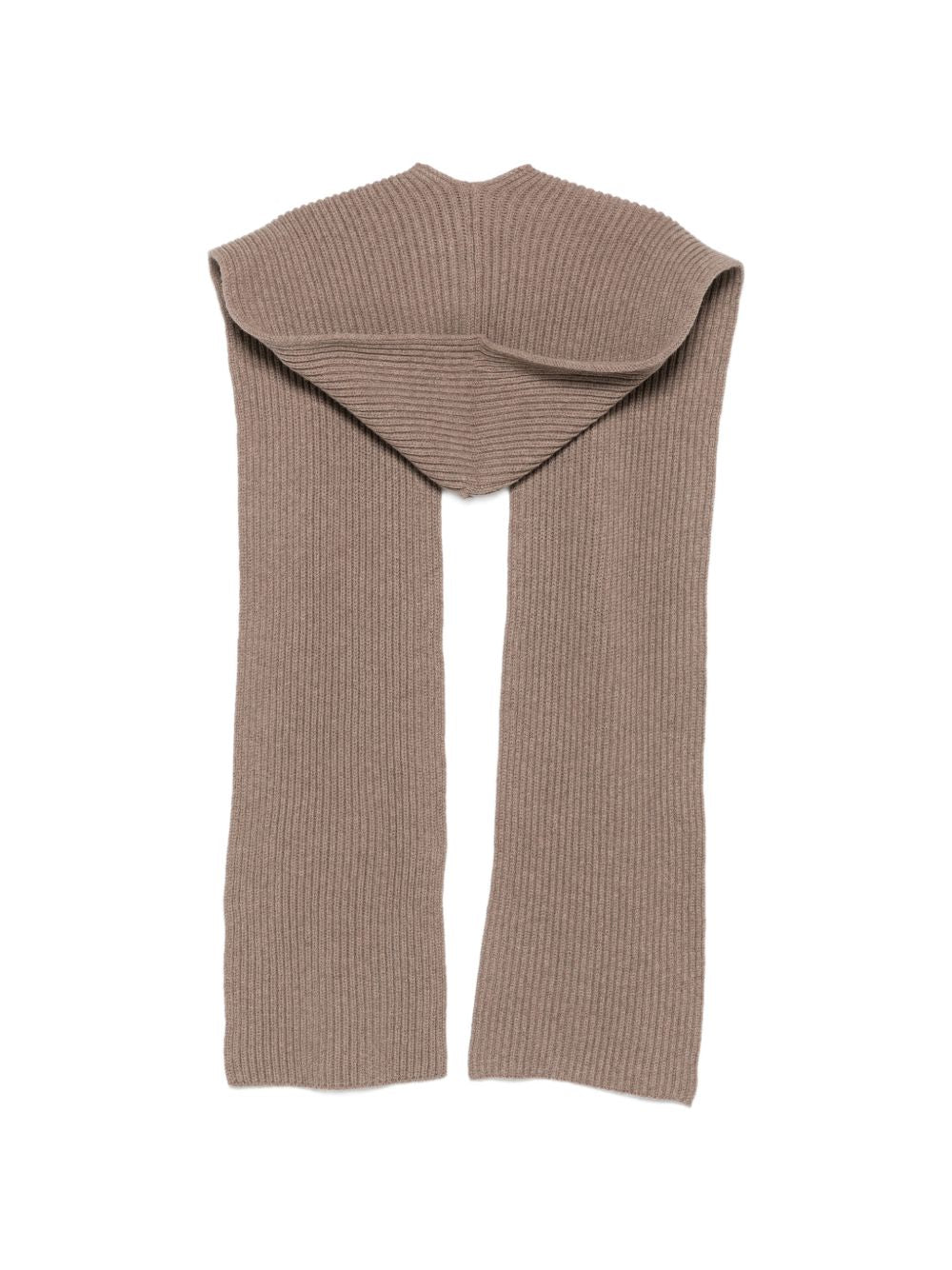 SOEUR Loretta sciarpa beige con cappuccio