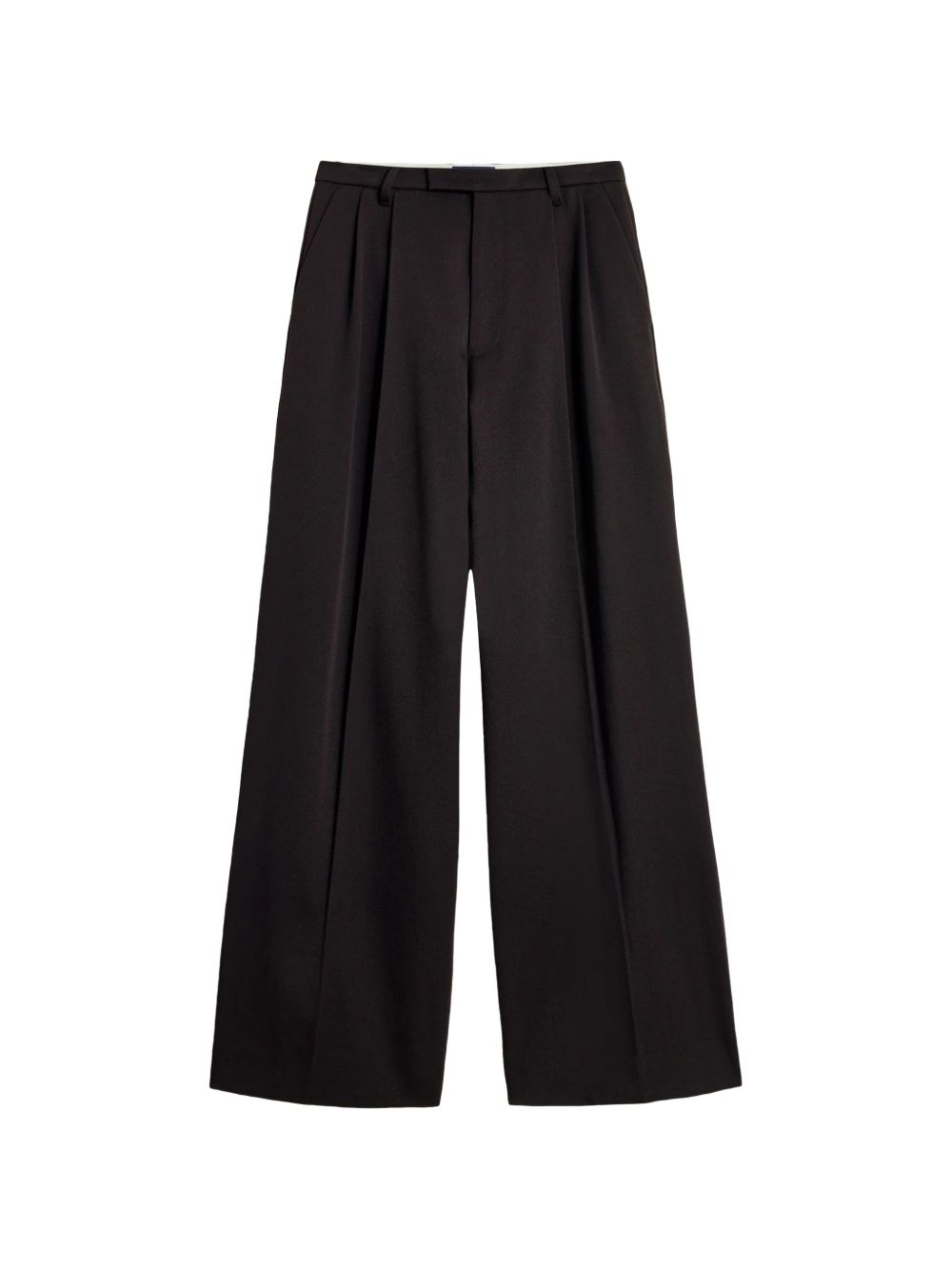 SOEUR Pantaloni sartoriali Laumiere marroni con pince