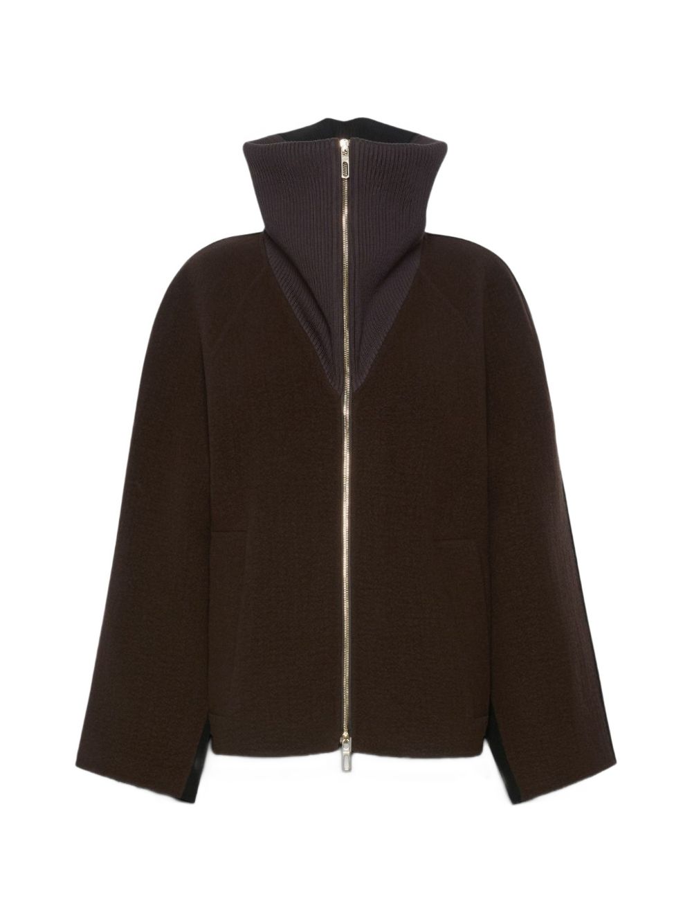 SPORTMAX Giaccone Corto in Lana e Cashmere