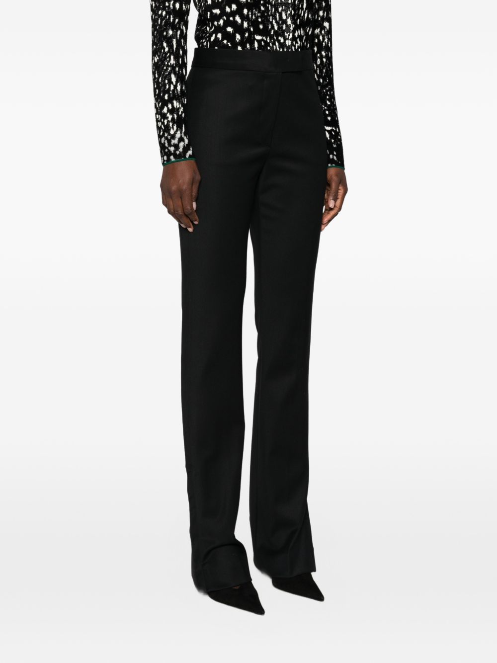 SPORTMAX Pantaloni GUGLIA eleganti in lana neri