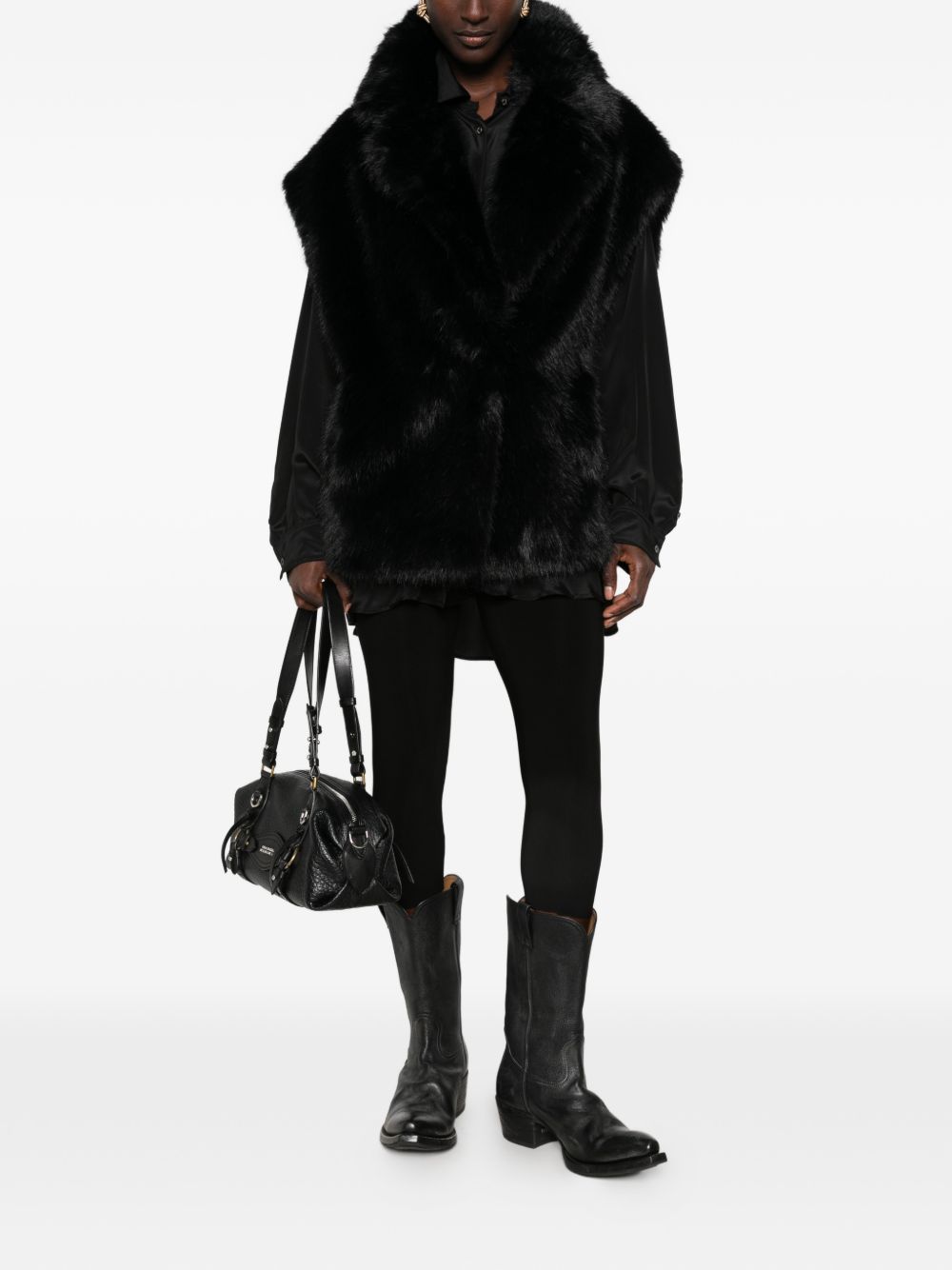 STAND STUDIO Gilet in Ecopelliccia
