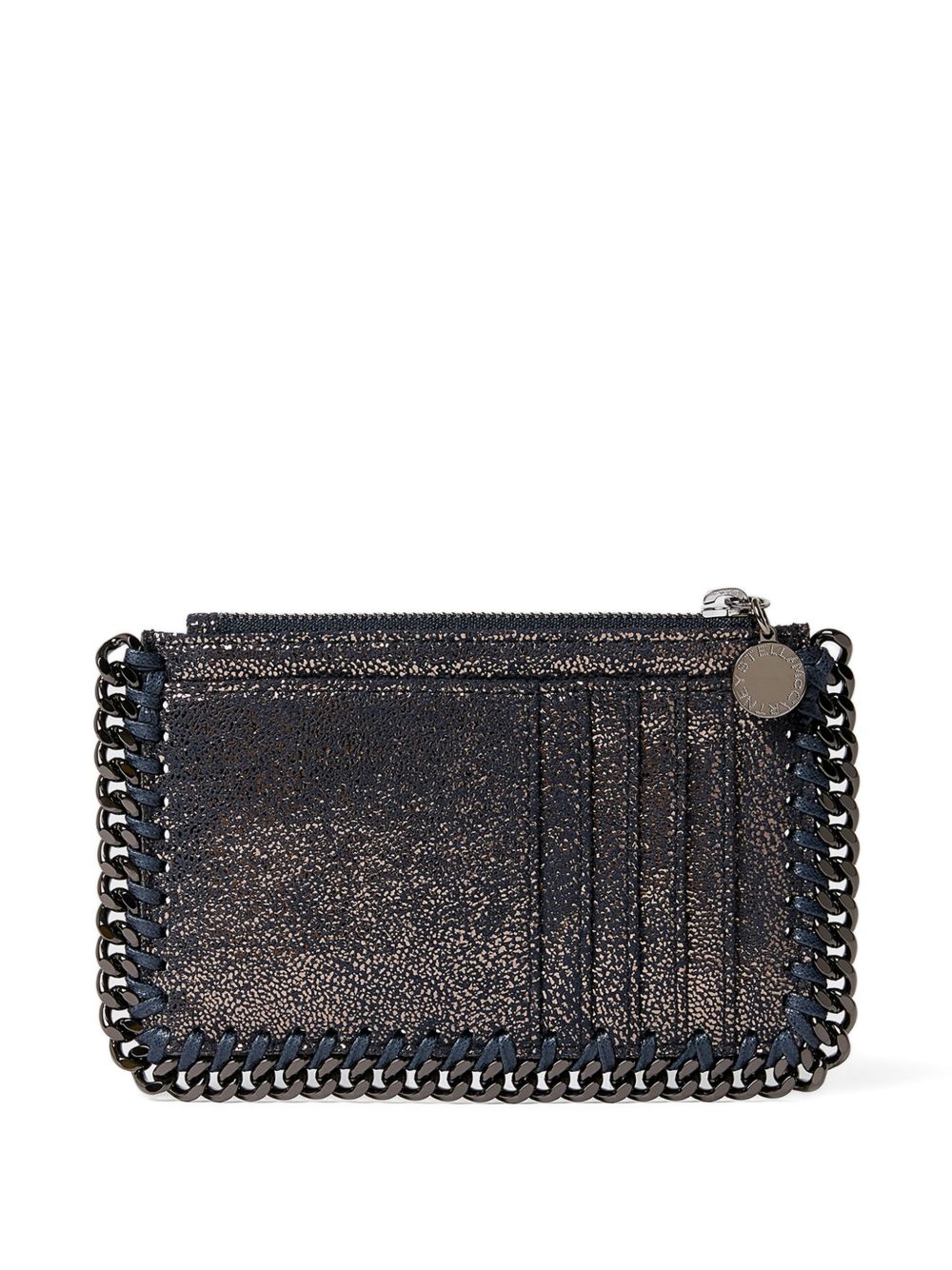 STELLA MCCARTNEY Portacarte Falabella in Eco Shiny Dotted Chamois
