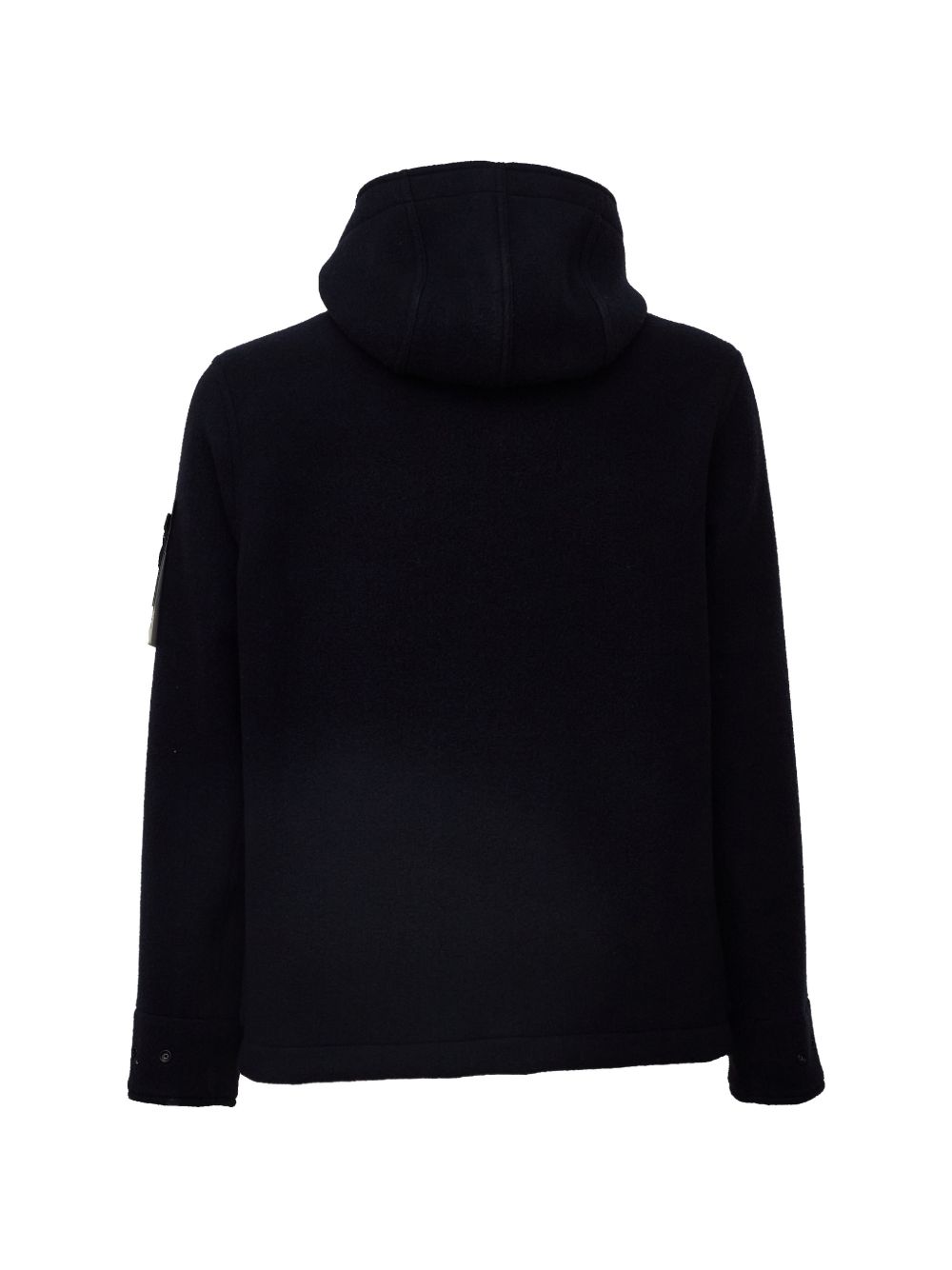 STONE ISLAND Montgomery blu in lana con cappuccio