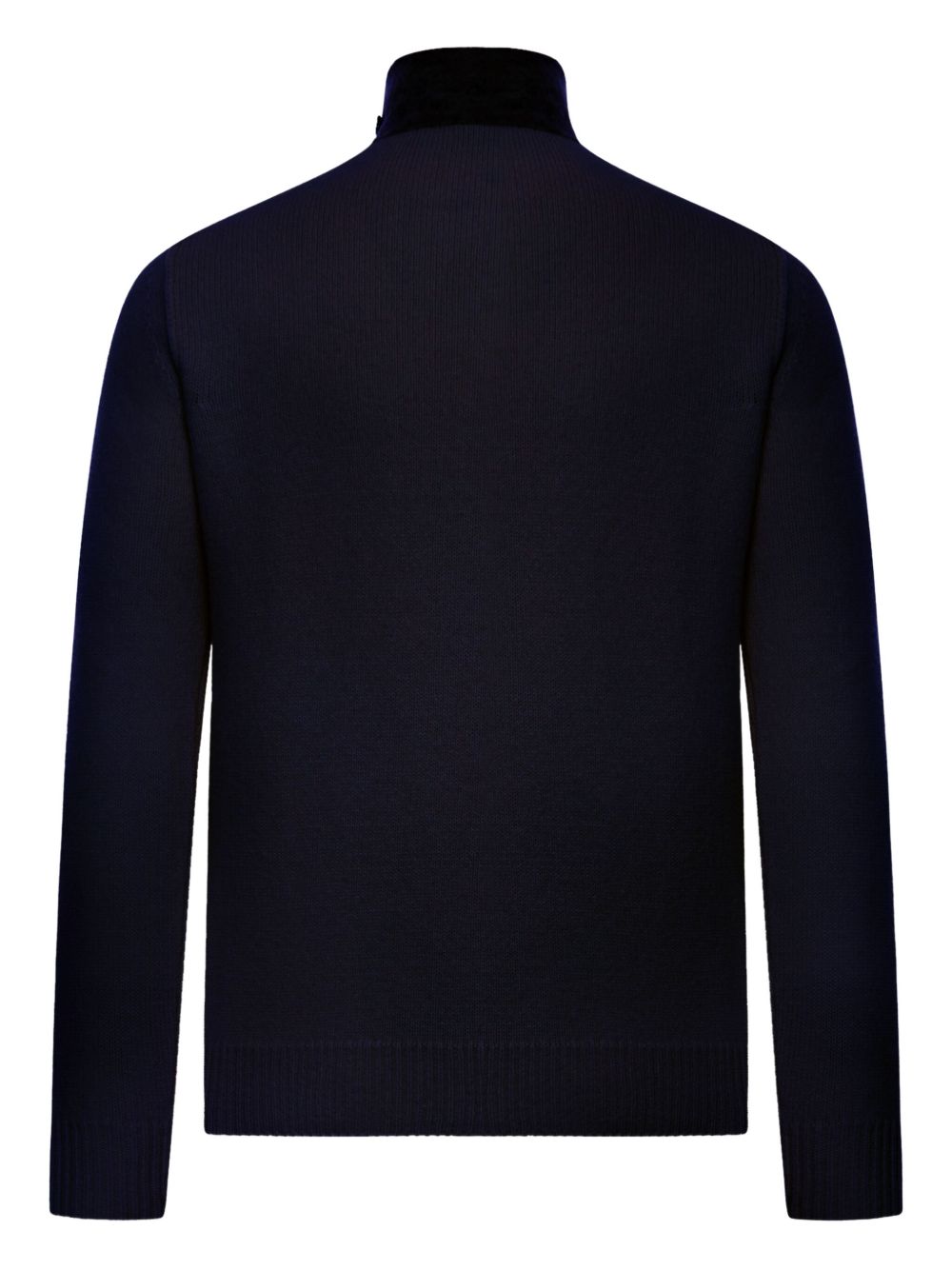 STONE ISLAND Cardigan in Lambswool Blu Navy