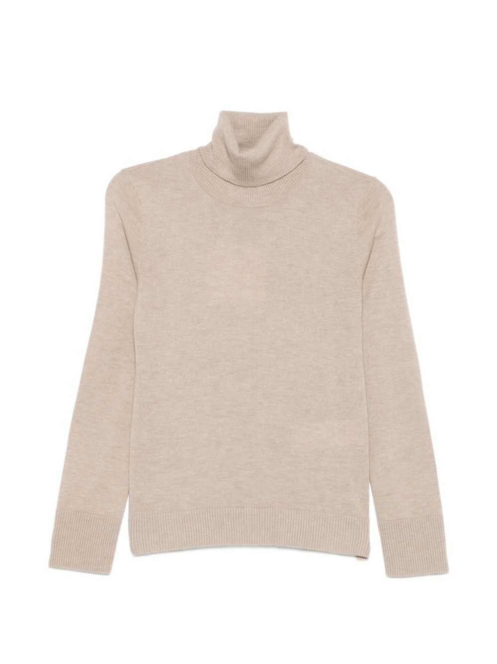 S MAX MARA Maglia a collo alto in lana beige
