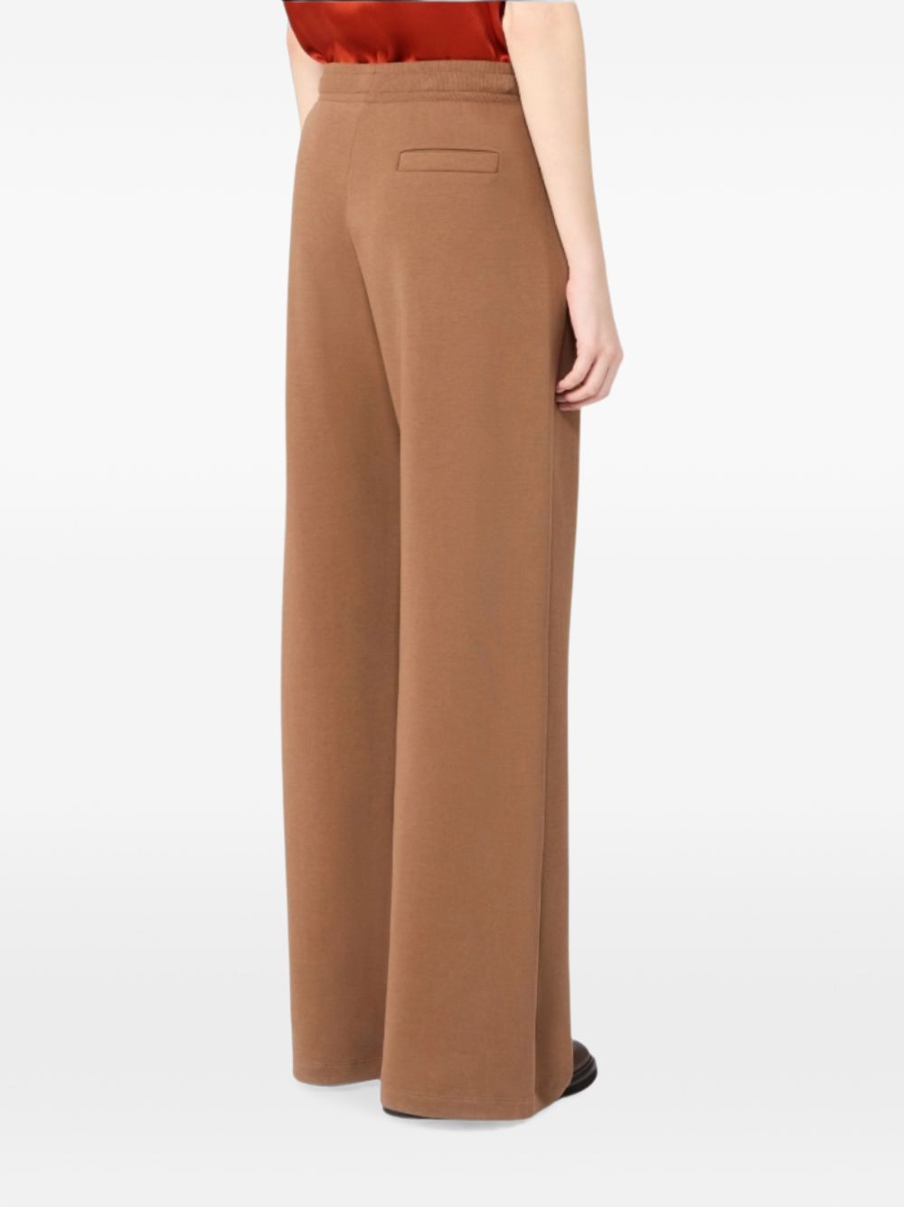 S MAX MARA Pantaloni tuta con coulisse color cammello