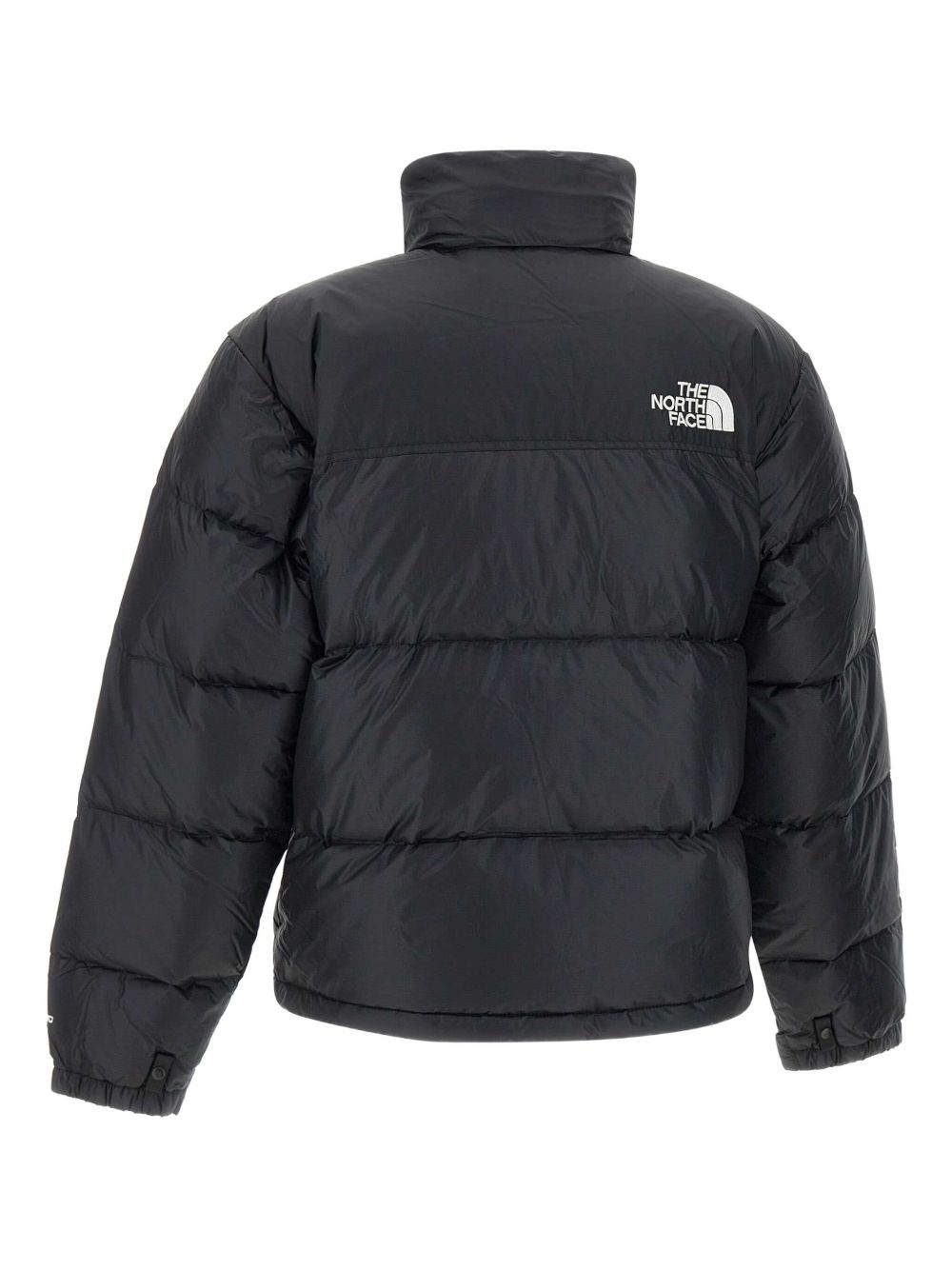 THE NORTH FACE Piumino corto con zip nero con logo