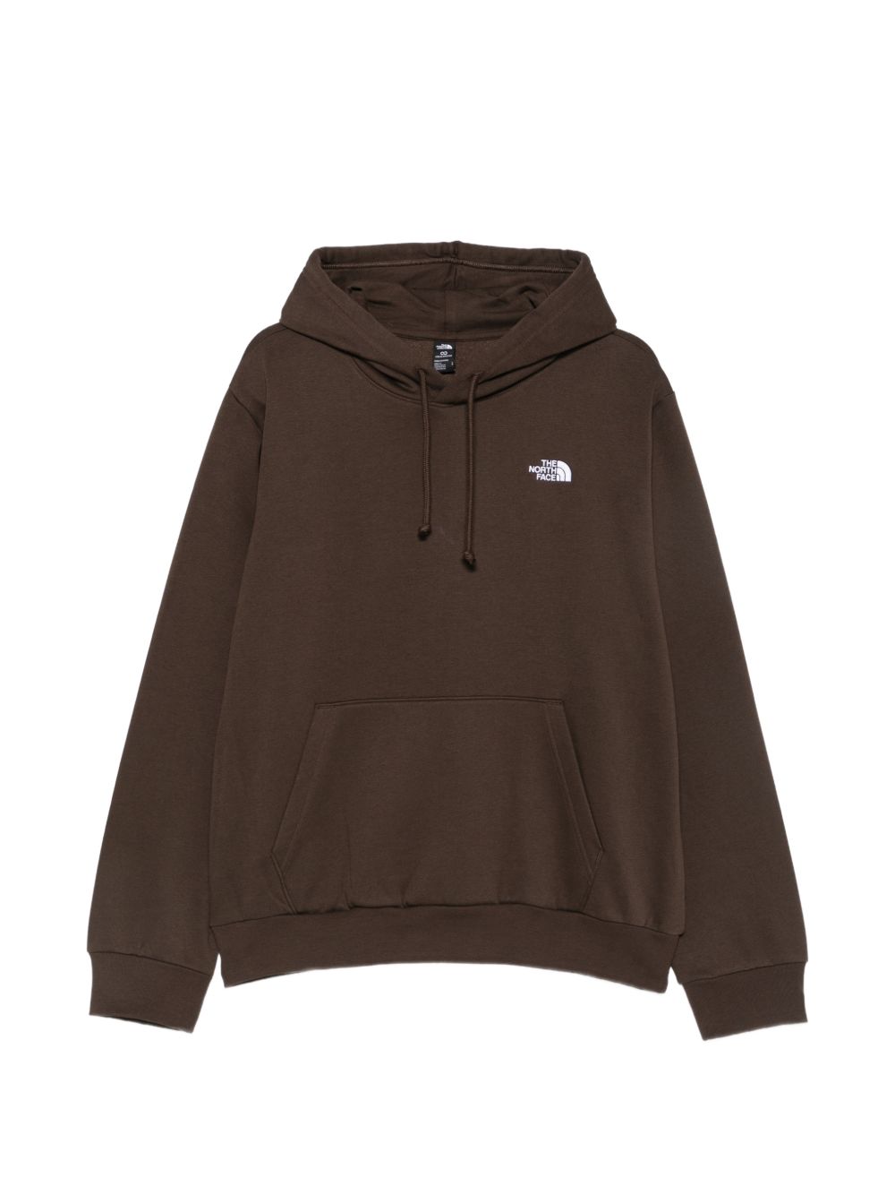 THE NORTH FACE Felpa marrone con cappuccio e logo