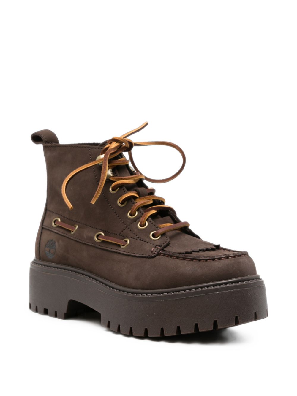 TIMBERLAND Anfibi platform sfrangiati bordeaux