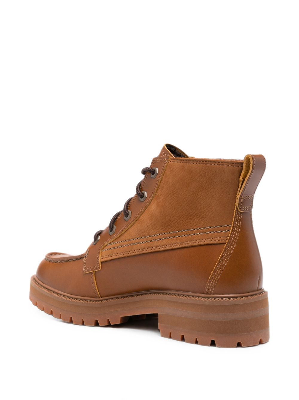 TIMBERLAND Stivaletto in pelle con logo impresso