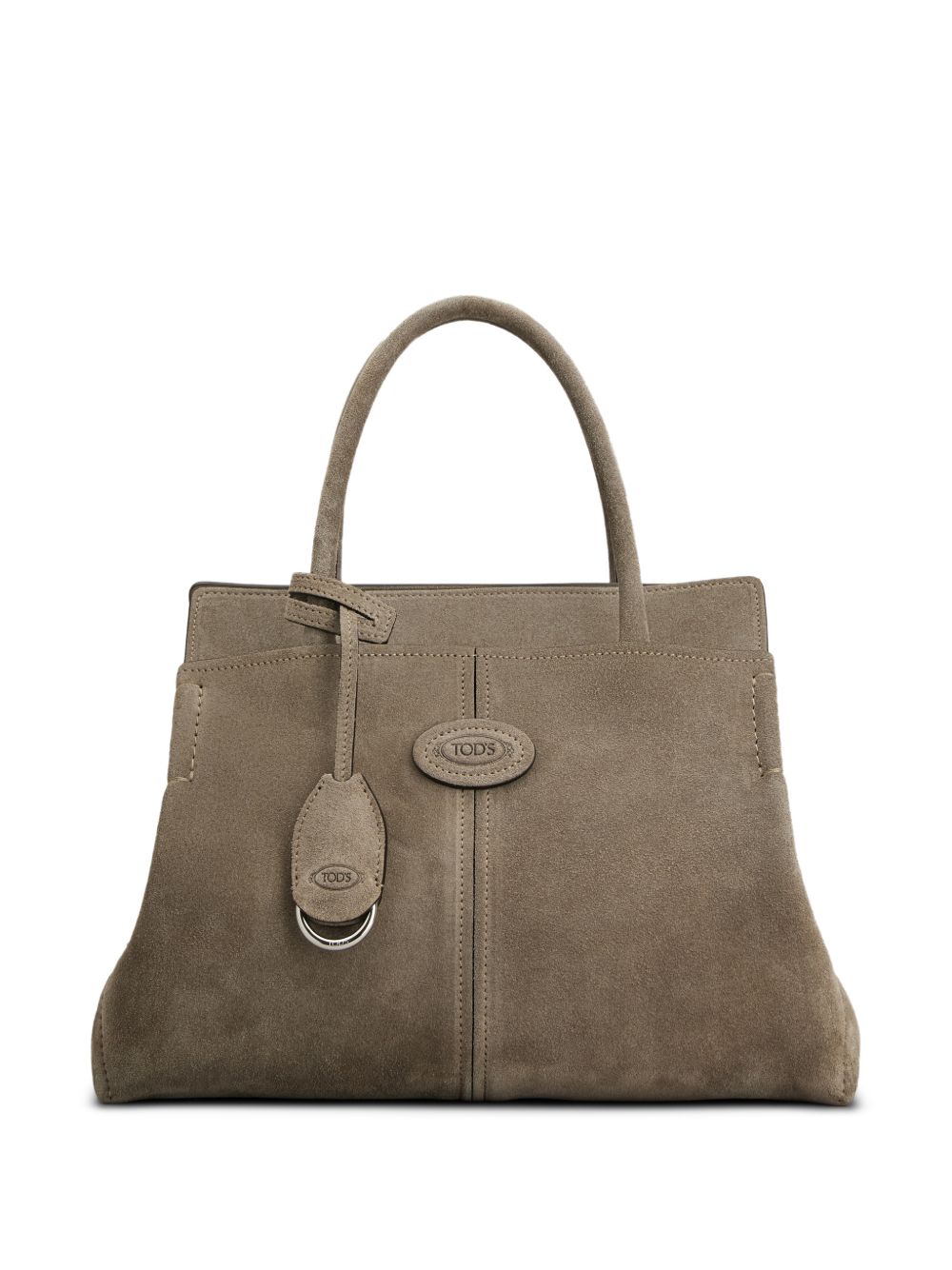 TODS Shopping Bag Piccola in Suede Beige