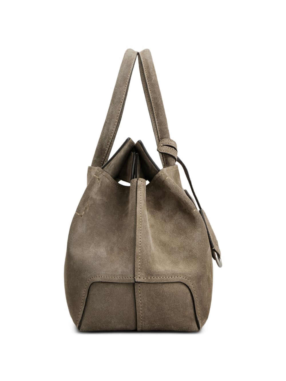 TODS Shopping Bag Piccola in Suede Beige