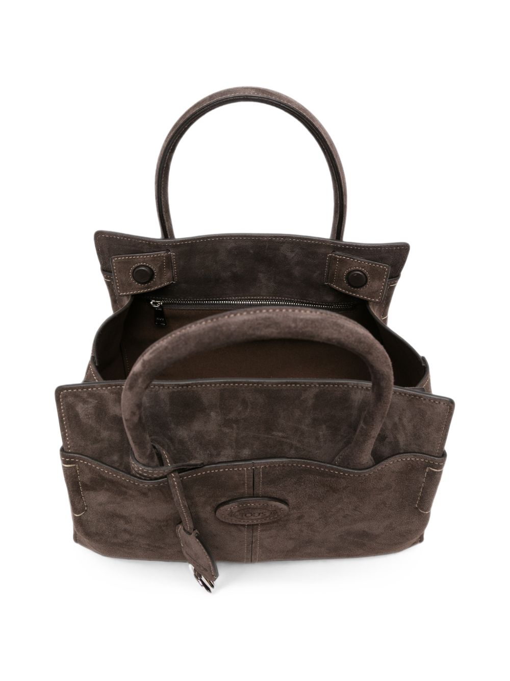 TODS Borsa a mano in Pelle Grigia