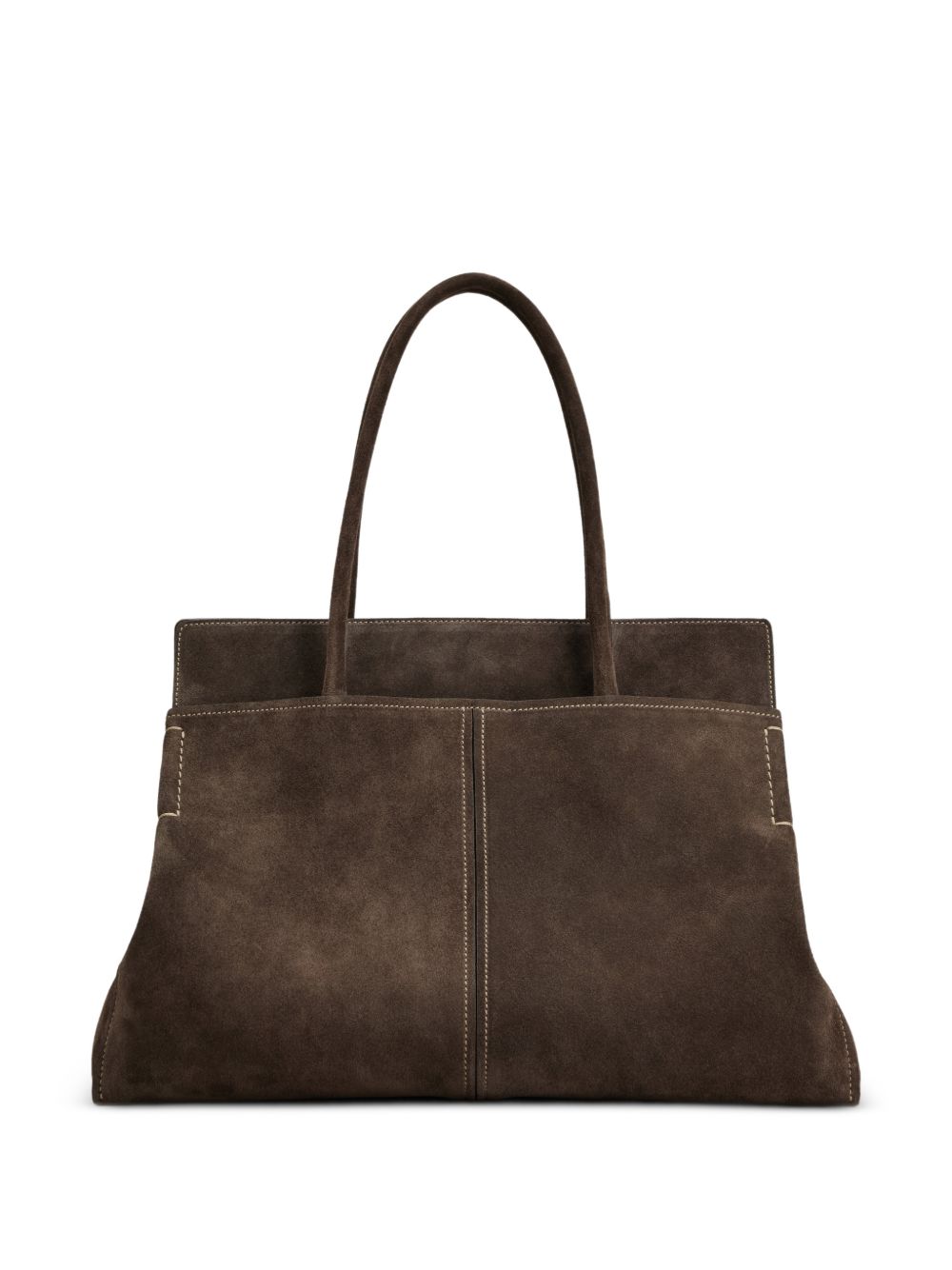 TODS Borsa Shopping Media in Pelle Marrone