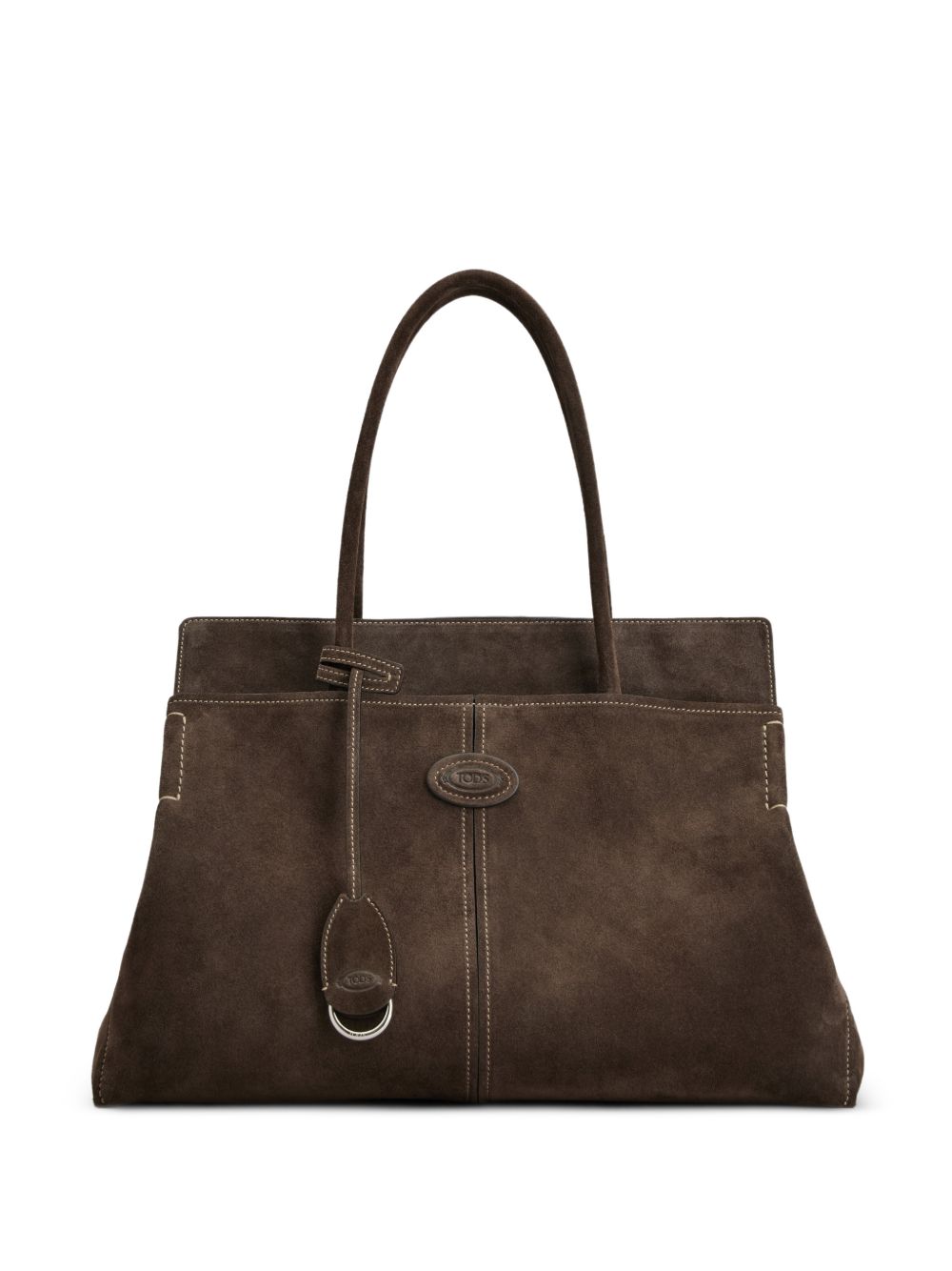 TODS Borsa Shopping Media in Pelle Marrone