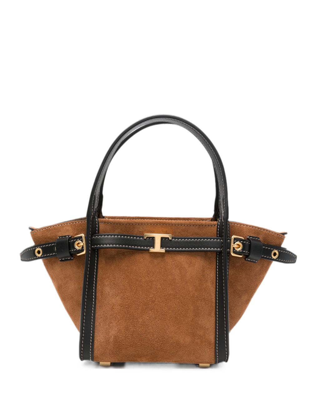 TODS Borsa a Spalla Mini in Pelle Marrone