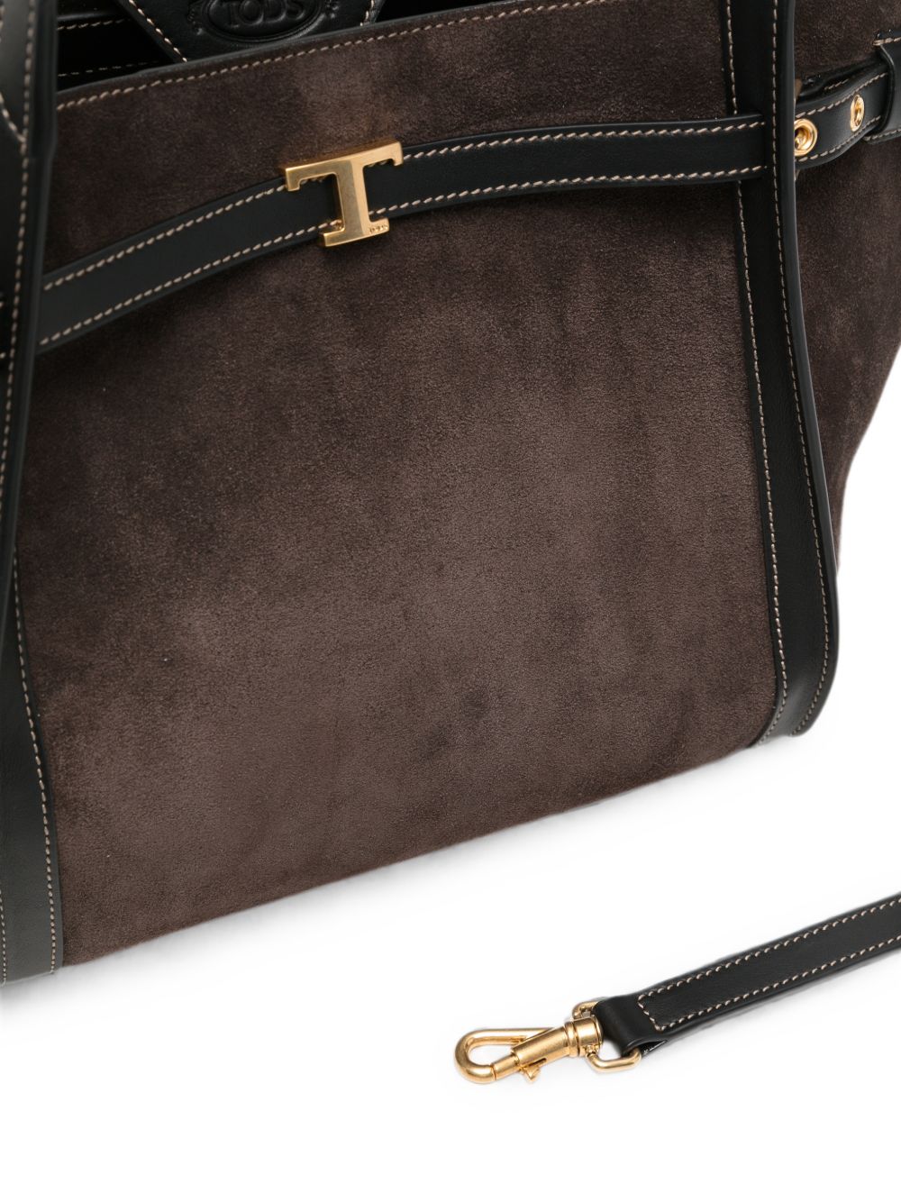 TODS Borsa a Spalla Mini in Pelle Marrone