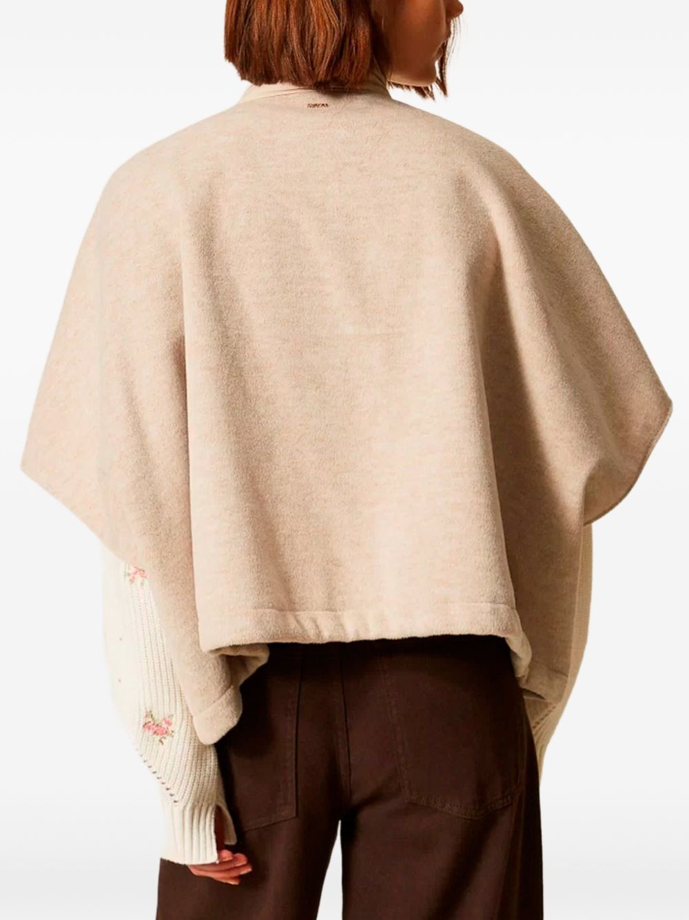 TWINSET Cappa con zip beige