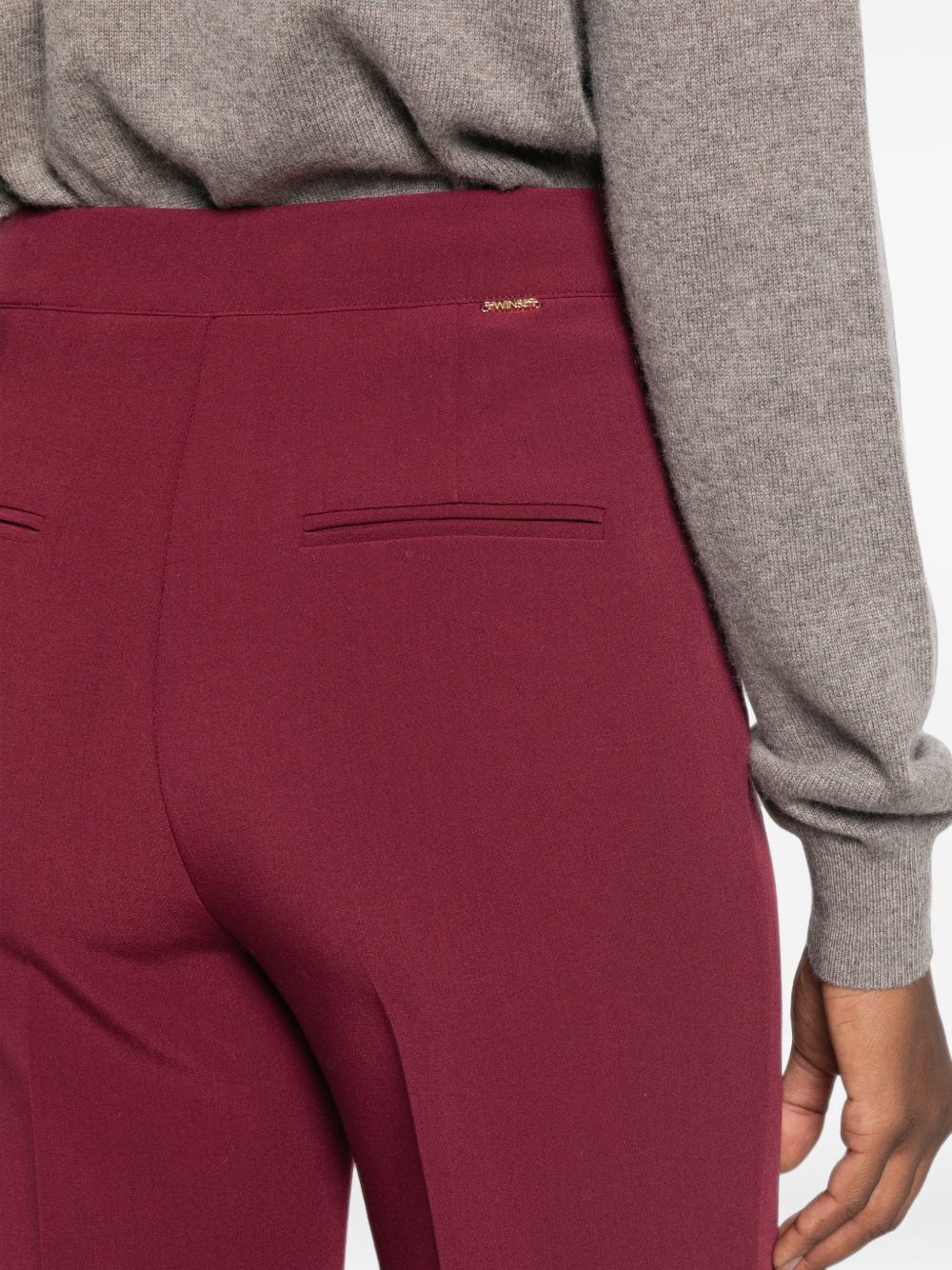 TWINSET Pantaloni eleganti bordeaux