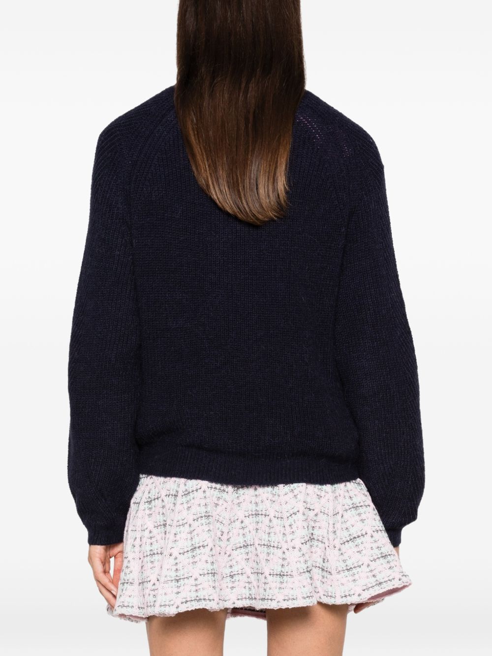 TWINSET Maglia girocollo blu notte