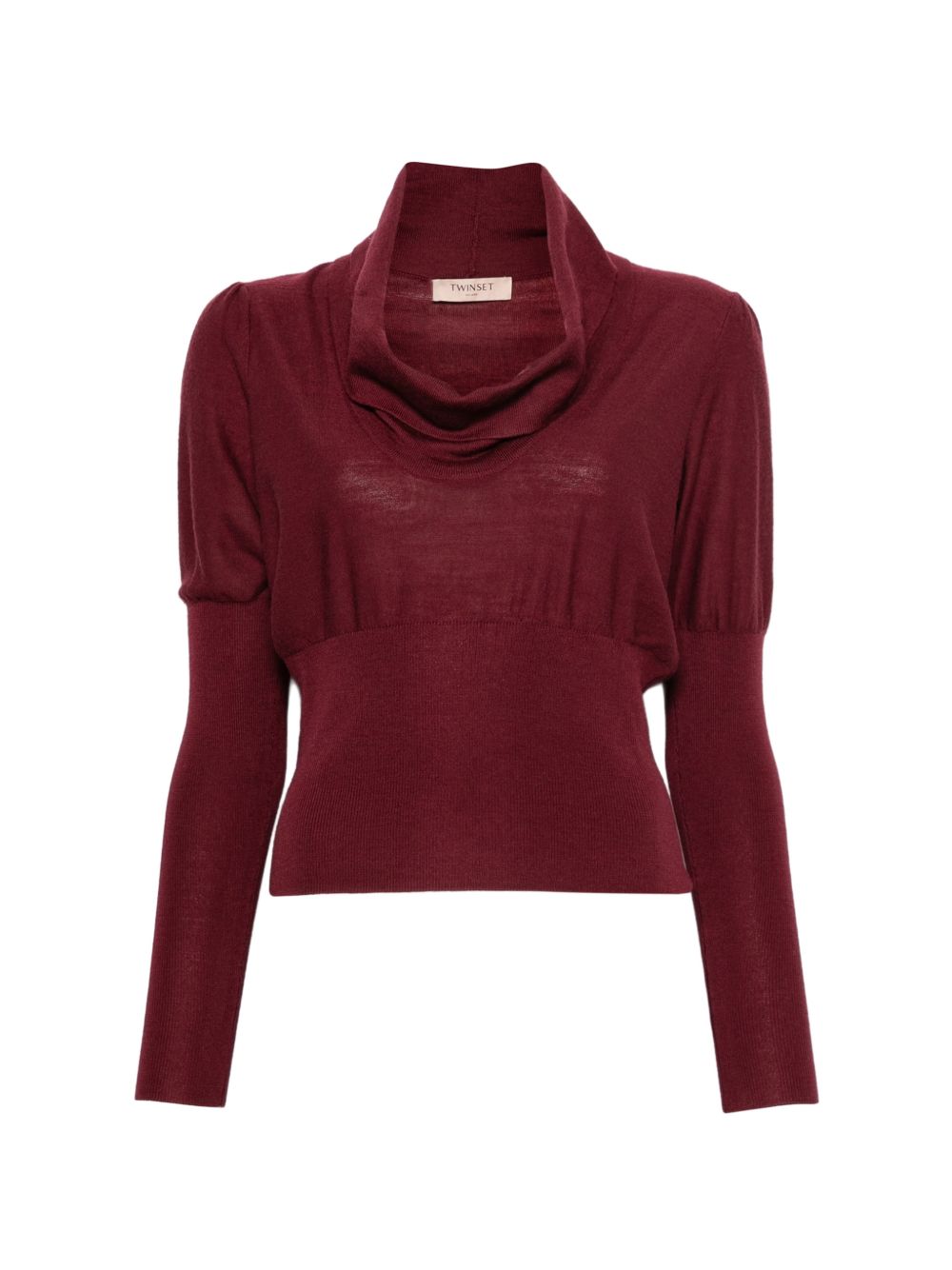 TWINSET Maglia in lana bordeaux