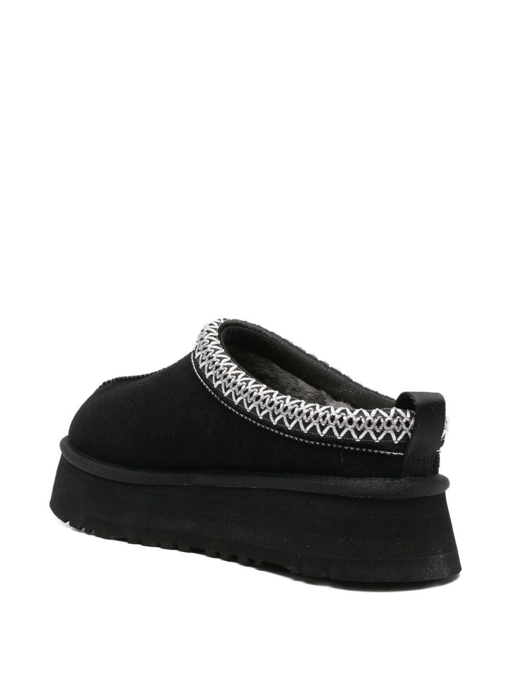 UGG Sabot Tazz II neri in camoscio con platform