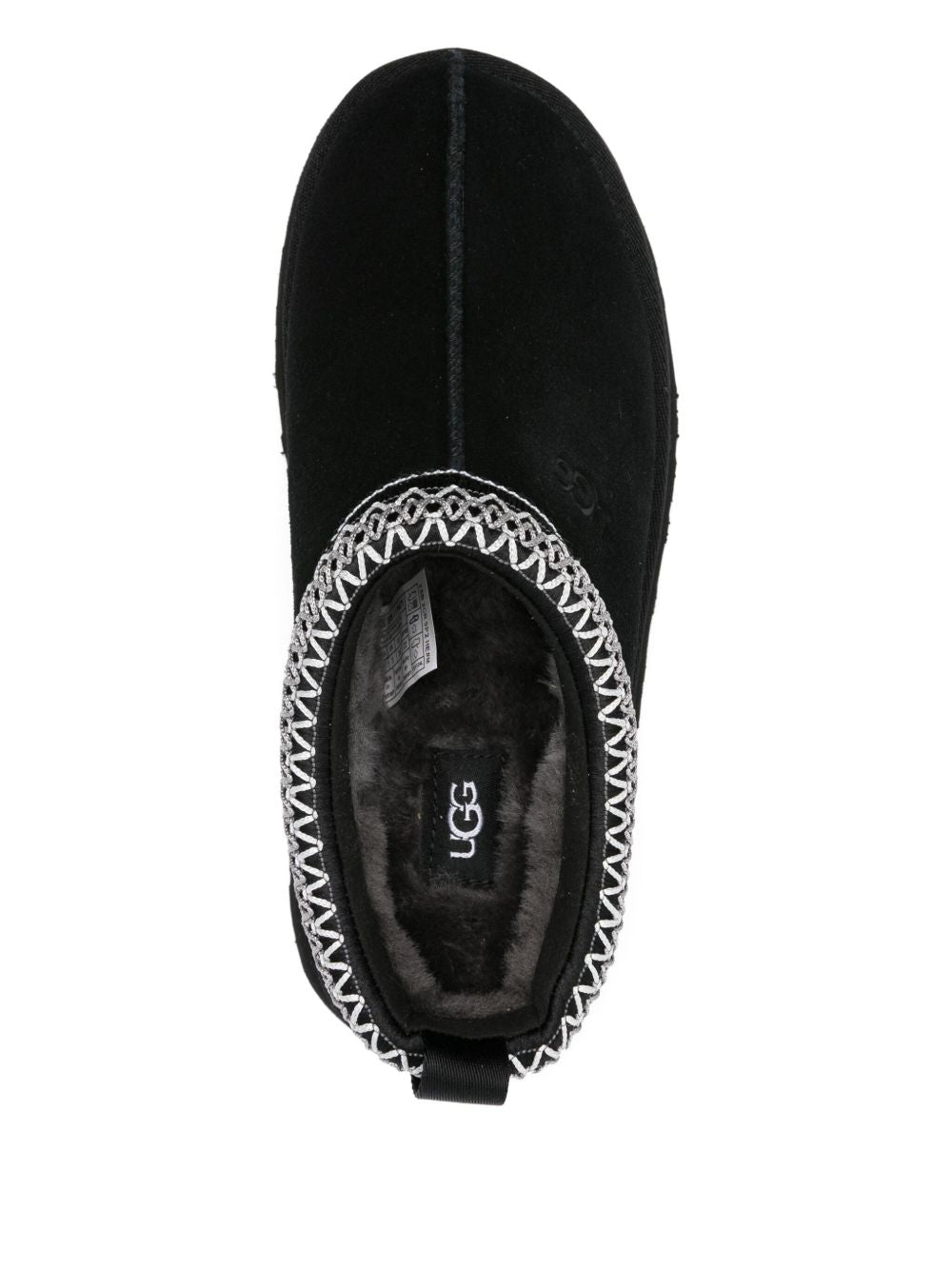 UGG Sabot Tazz II neri in camoscio con platform