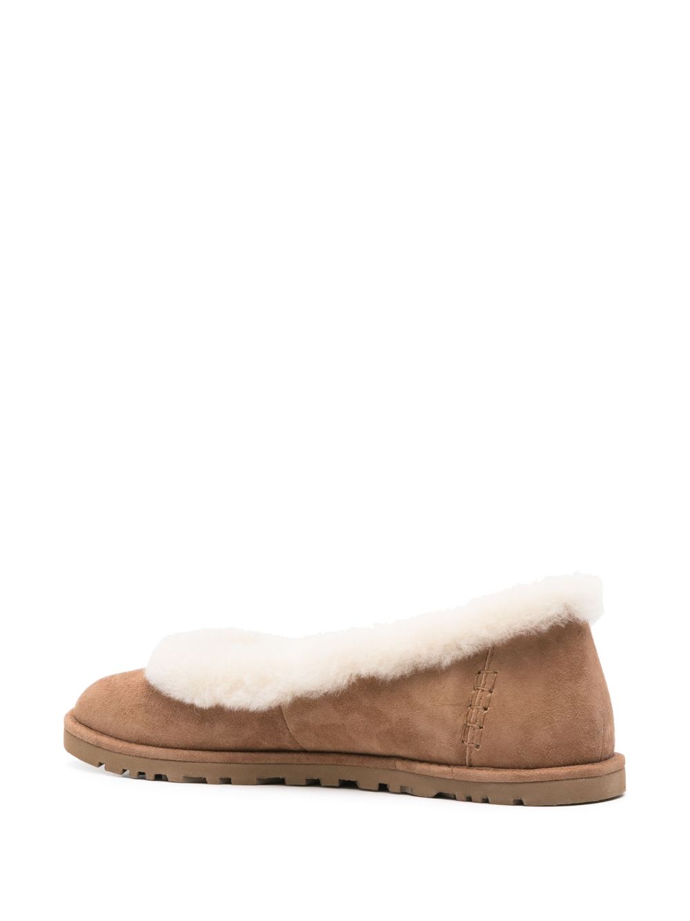 UGG Ballerine Zora in camoscio color Chestnut