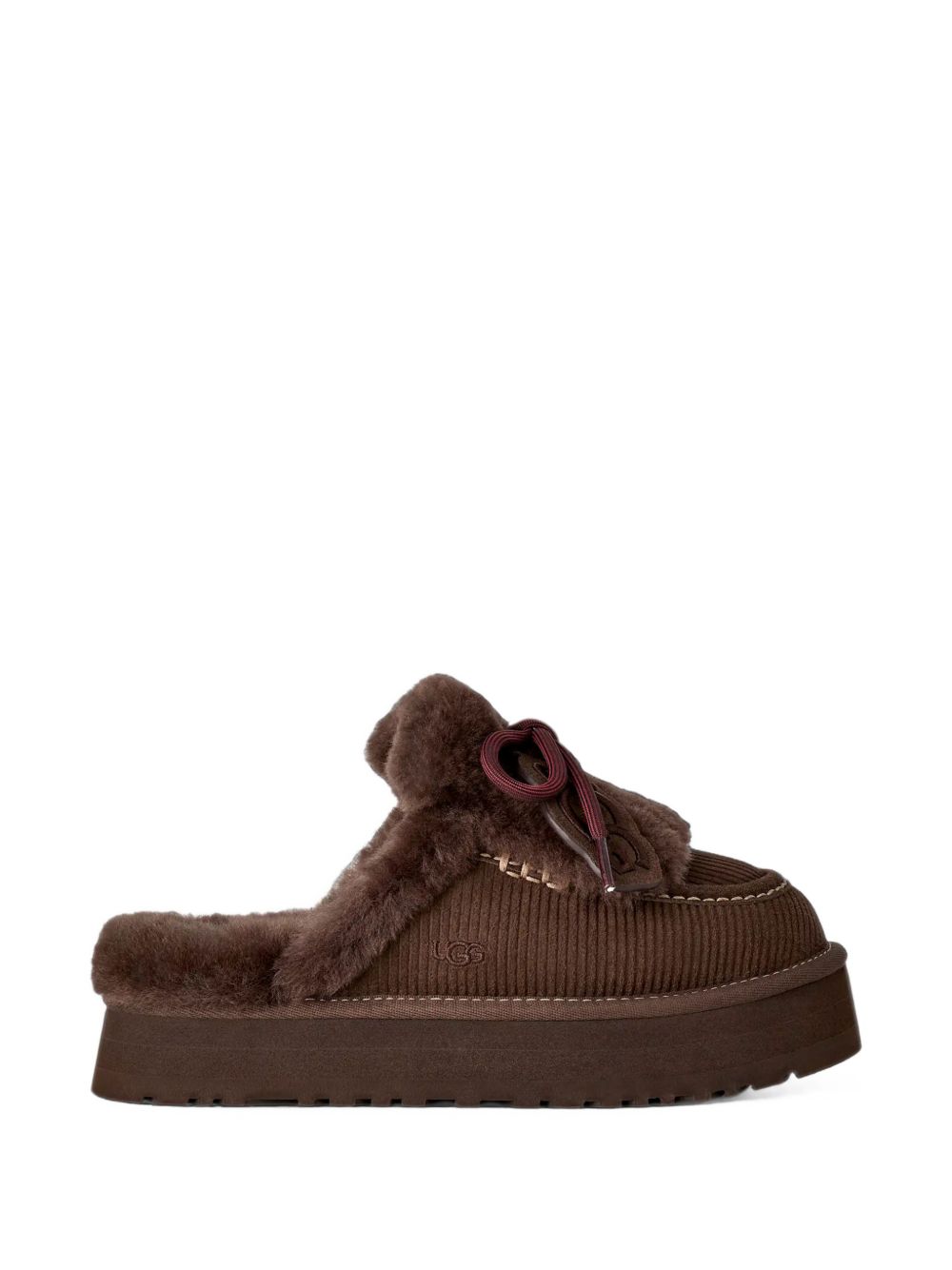 UGG Sabot Disquette Heritage color cedro bruciato