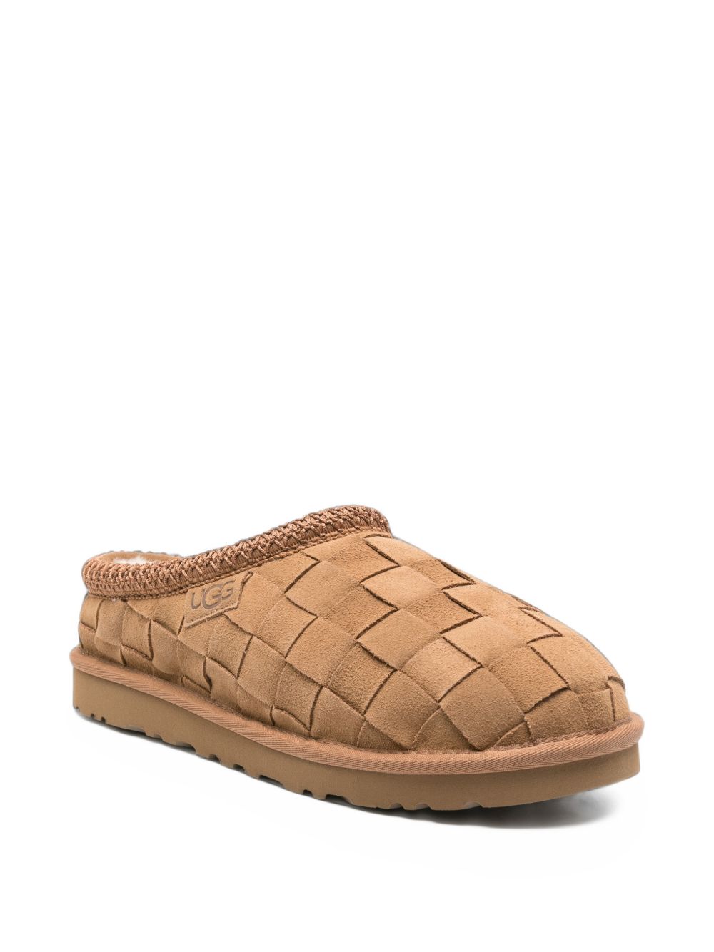 UGG Men's chestnut Tasman Woven sabot<BR/>