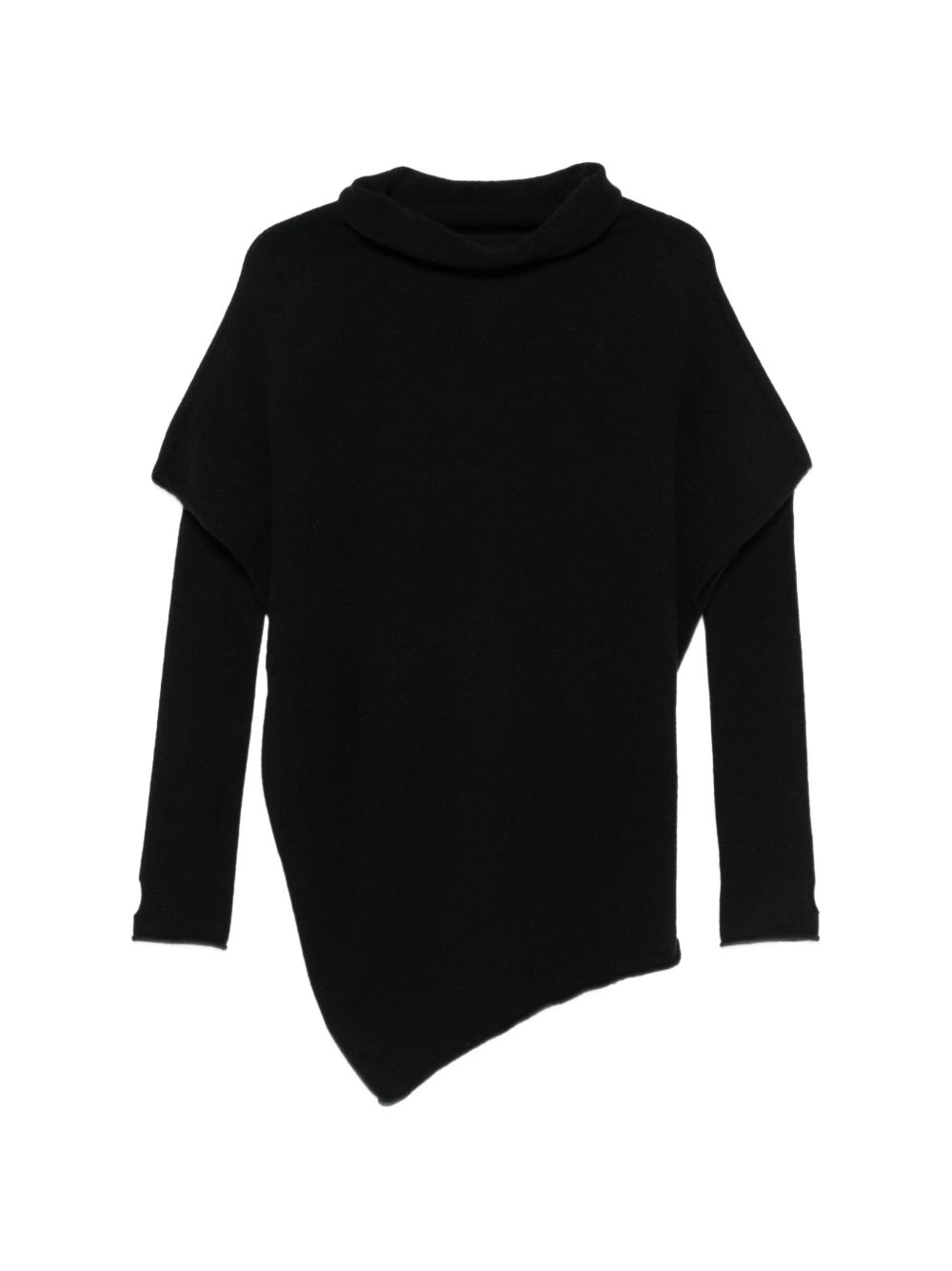 VANISE Maglia ROCIO NERO nera a collo alto
